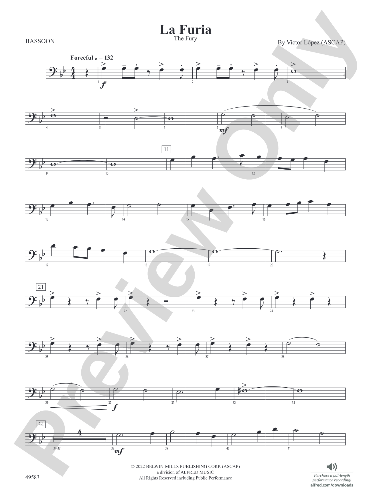 La Furia: Bassoon