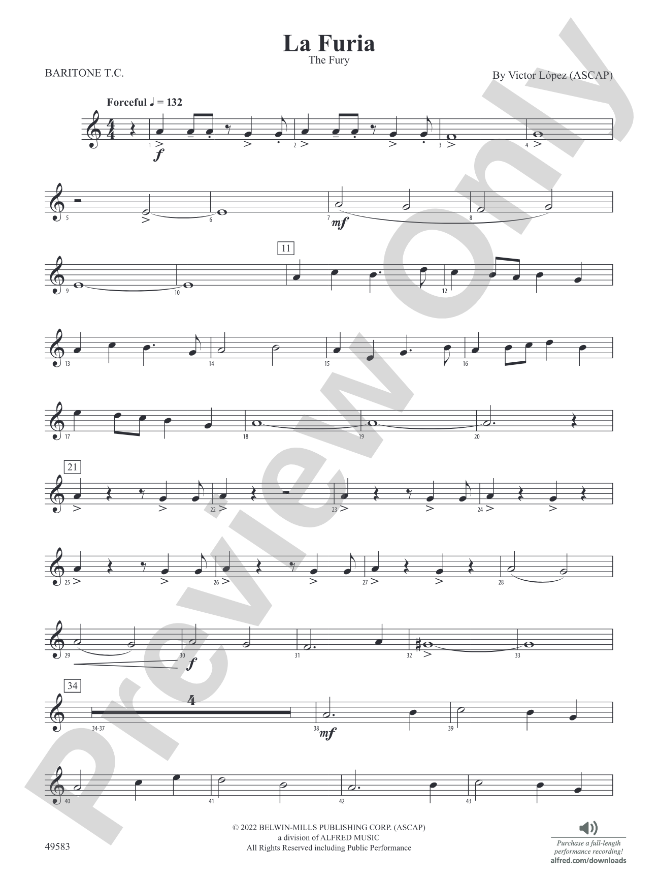 La Furia: Baritone T.C.