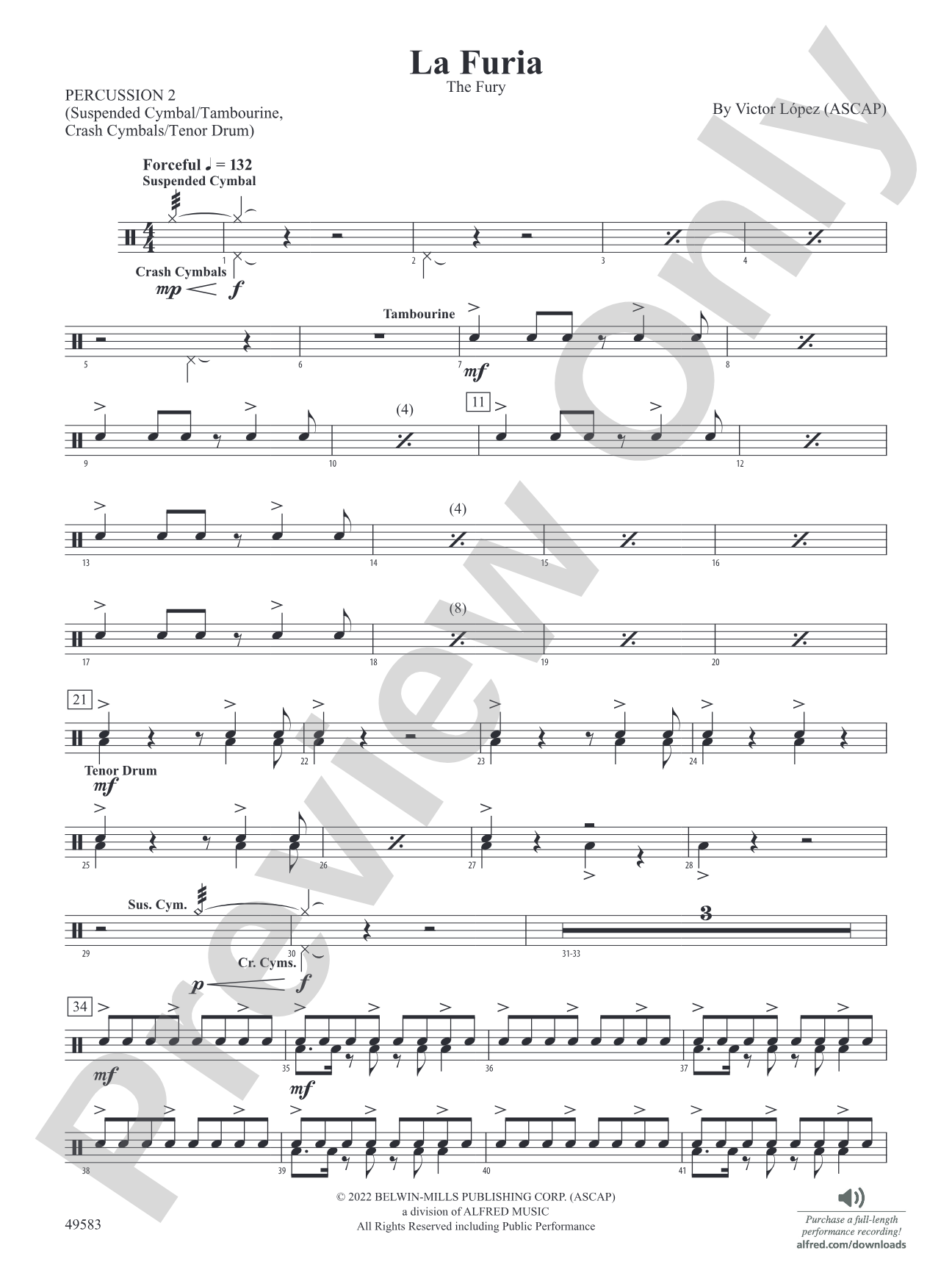 La Furia: 2nd Percussion
