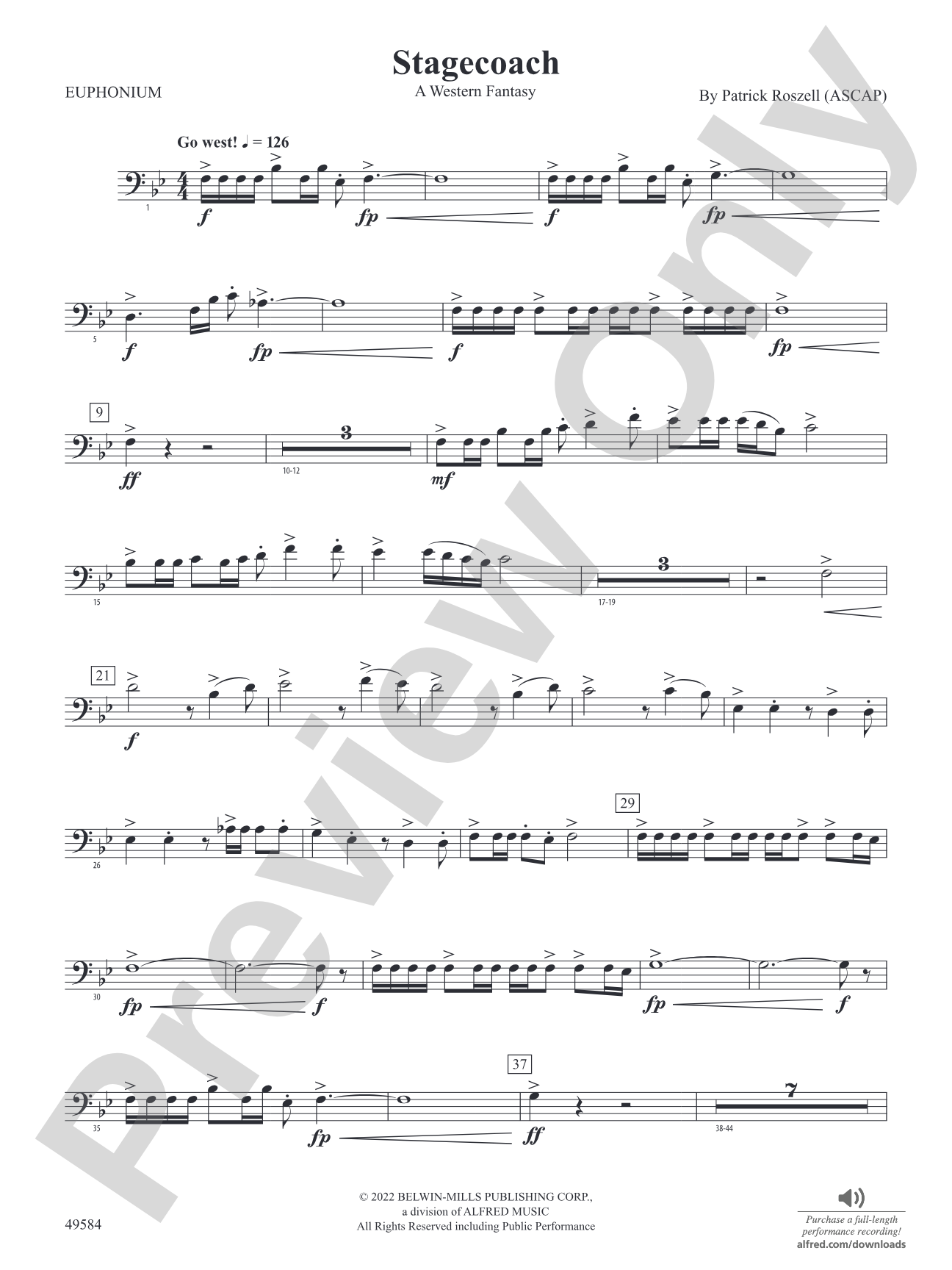 Stagecoach: Baritone B.C.