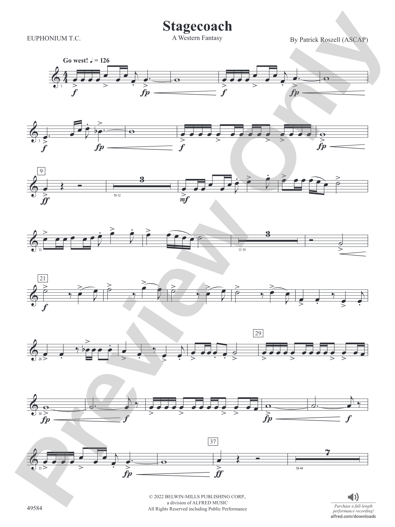 Stagecoach: Baritone T.C.