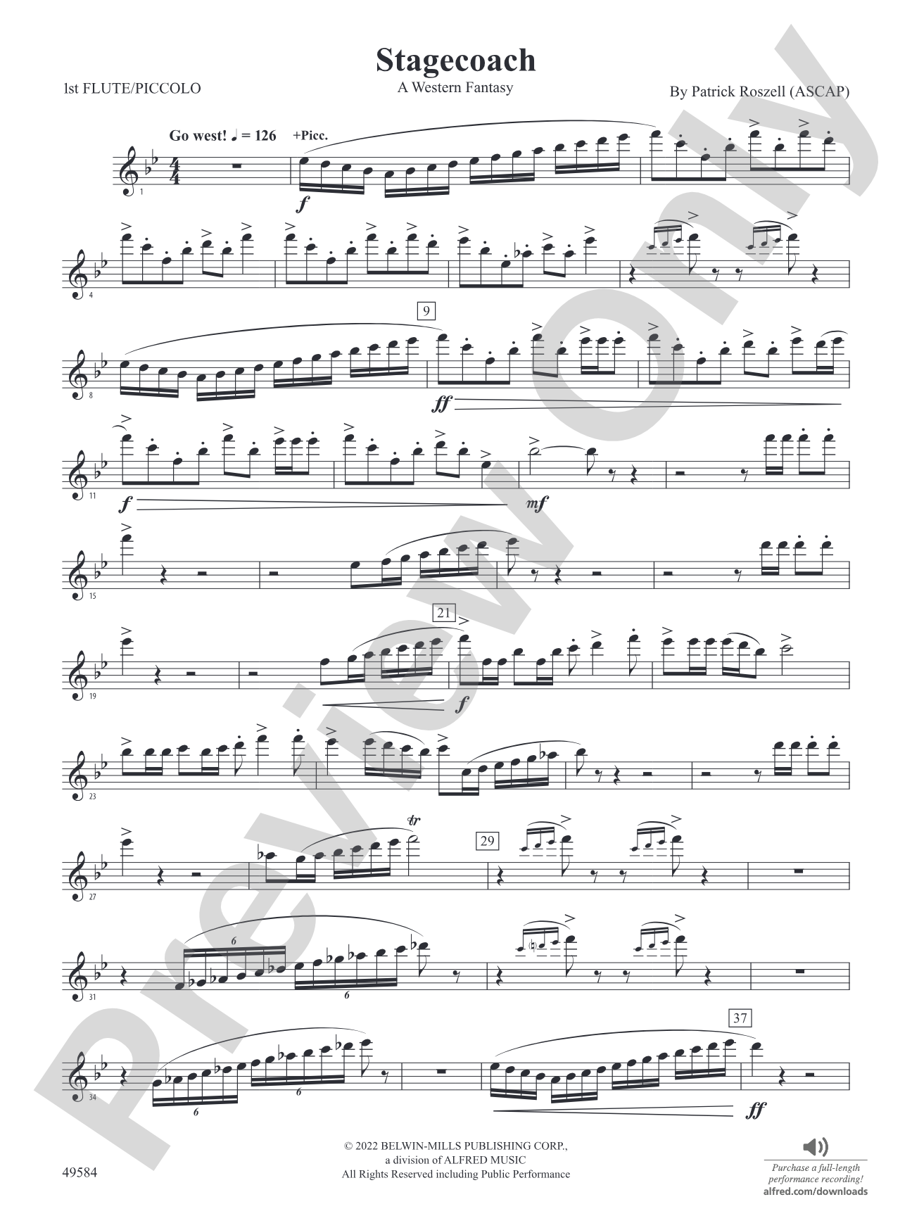 Stagecoach: Flute