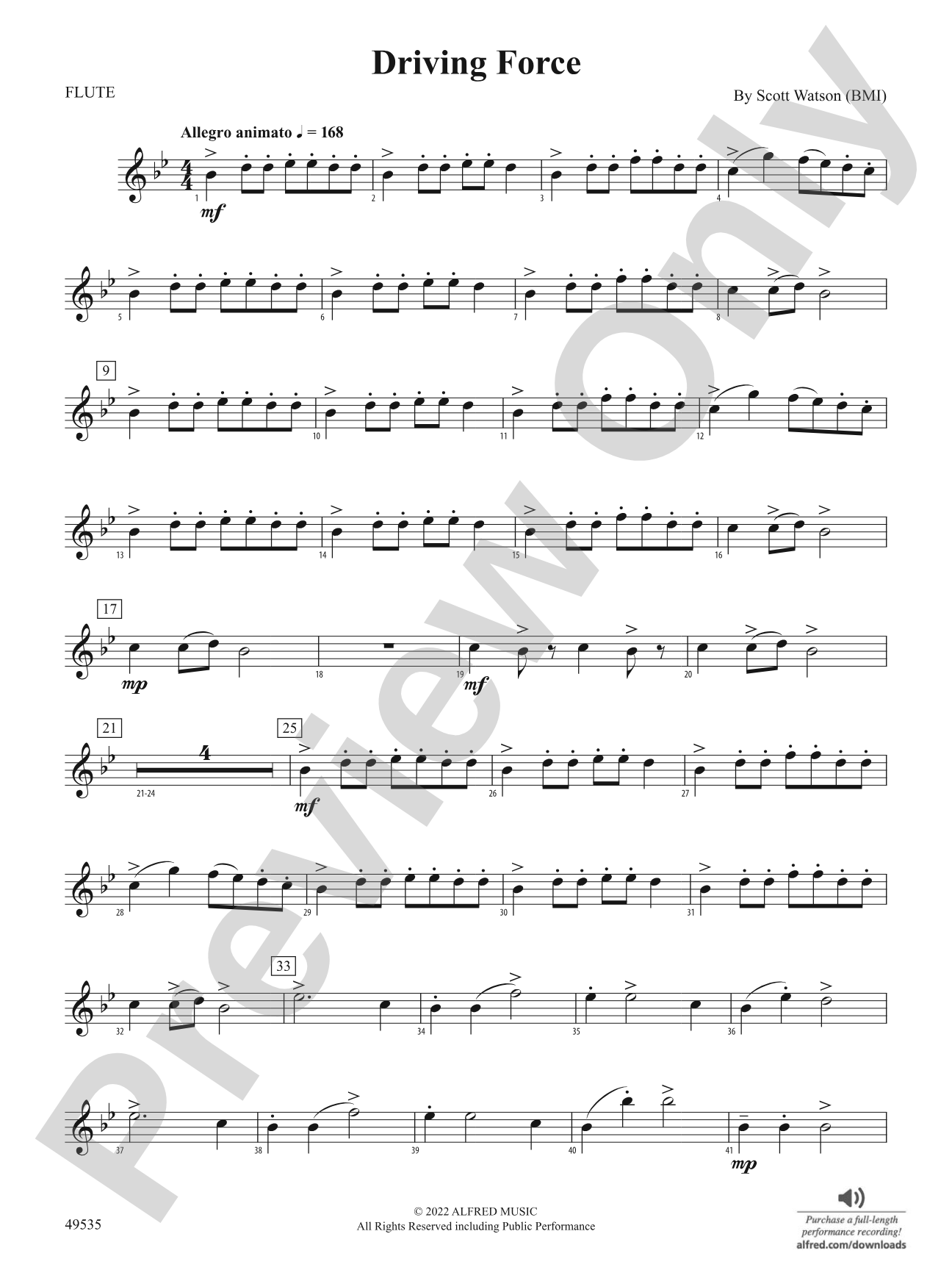 Driving Force: Flute