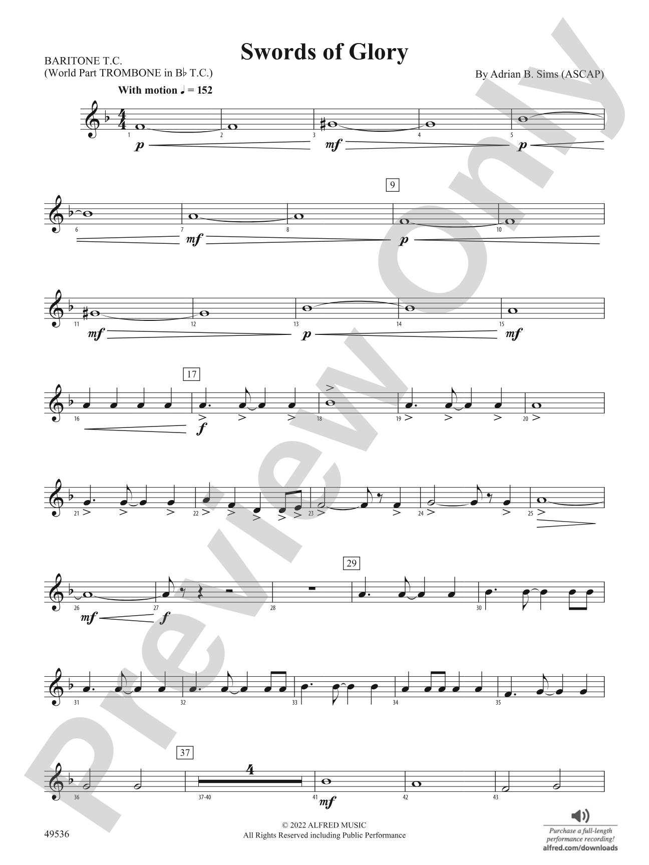 Swords of Glory: Baritone T.C.