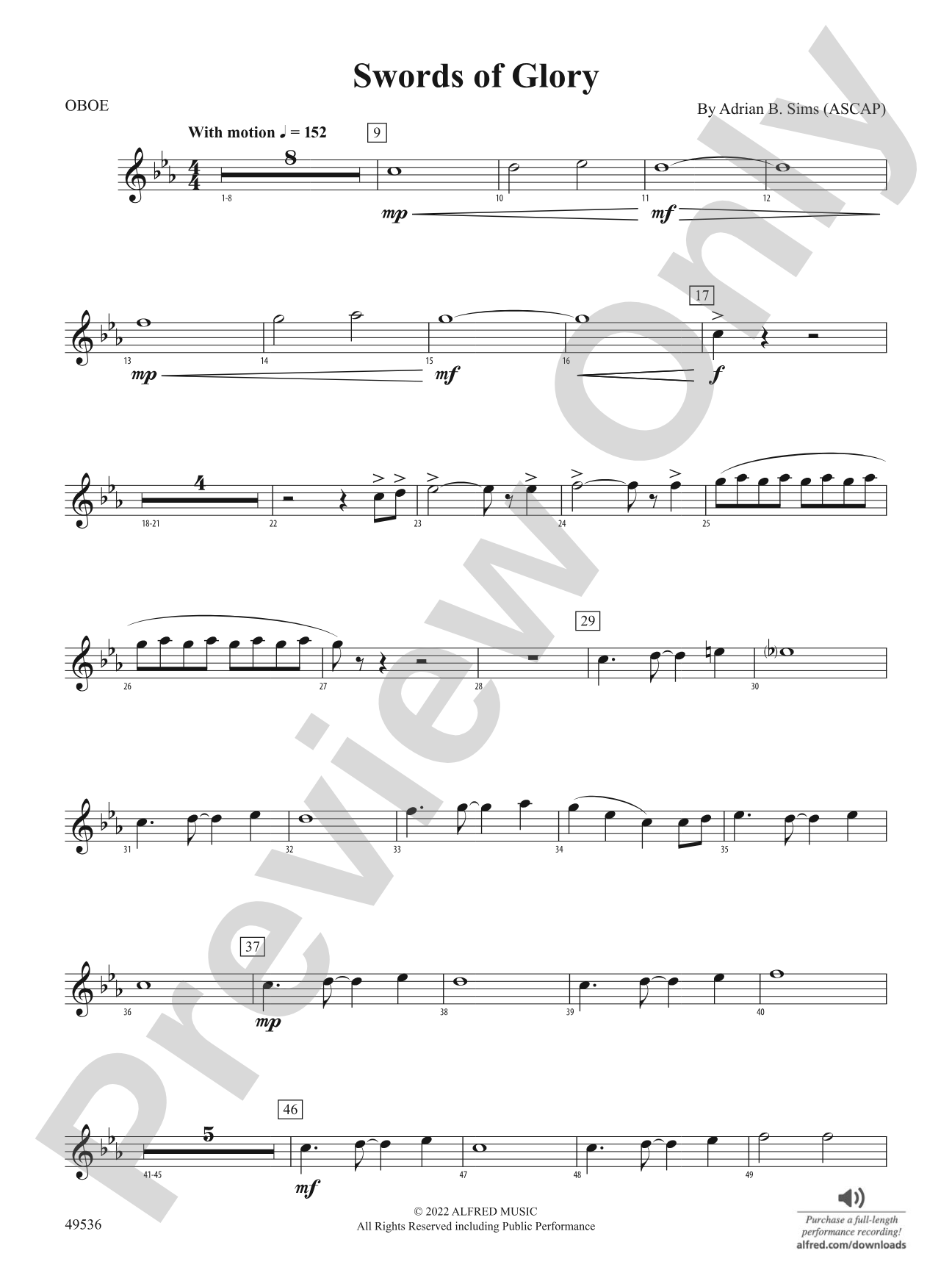 Swords of Glory: Oboe