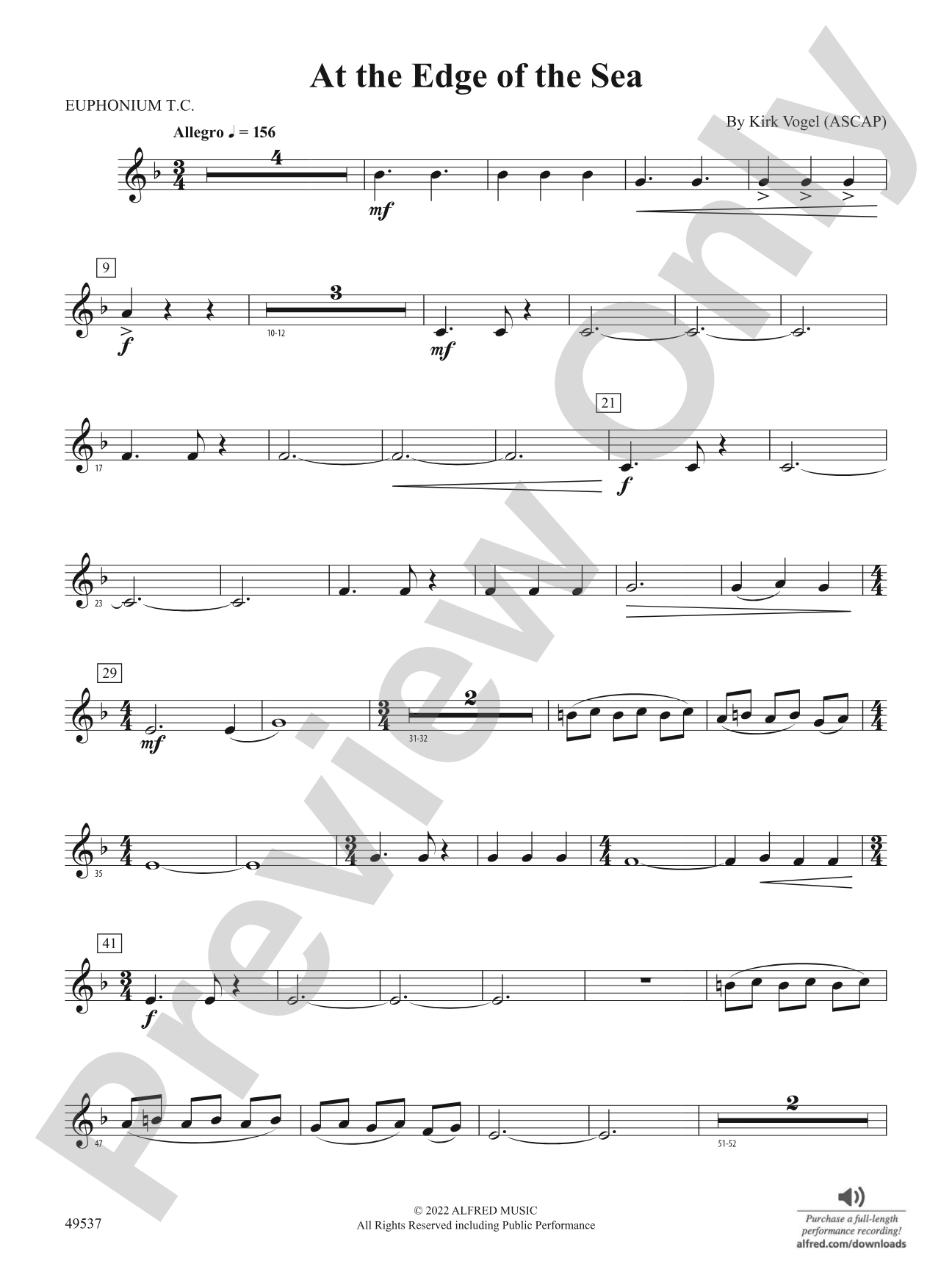 At the Edge of the Sea: Baritone T.C.
