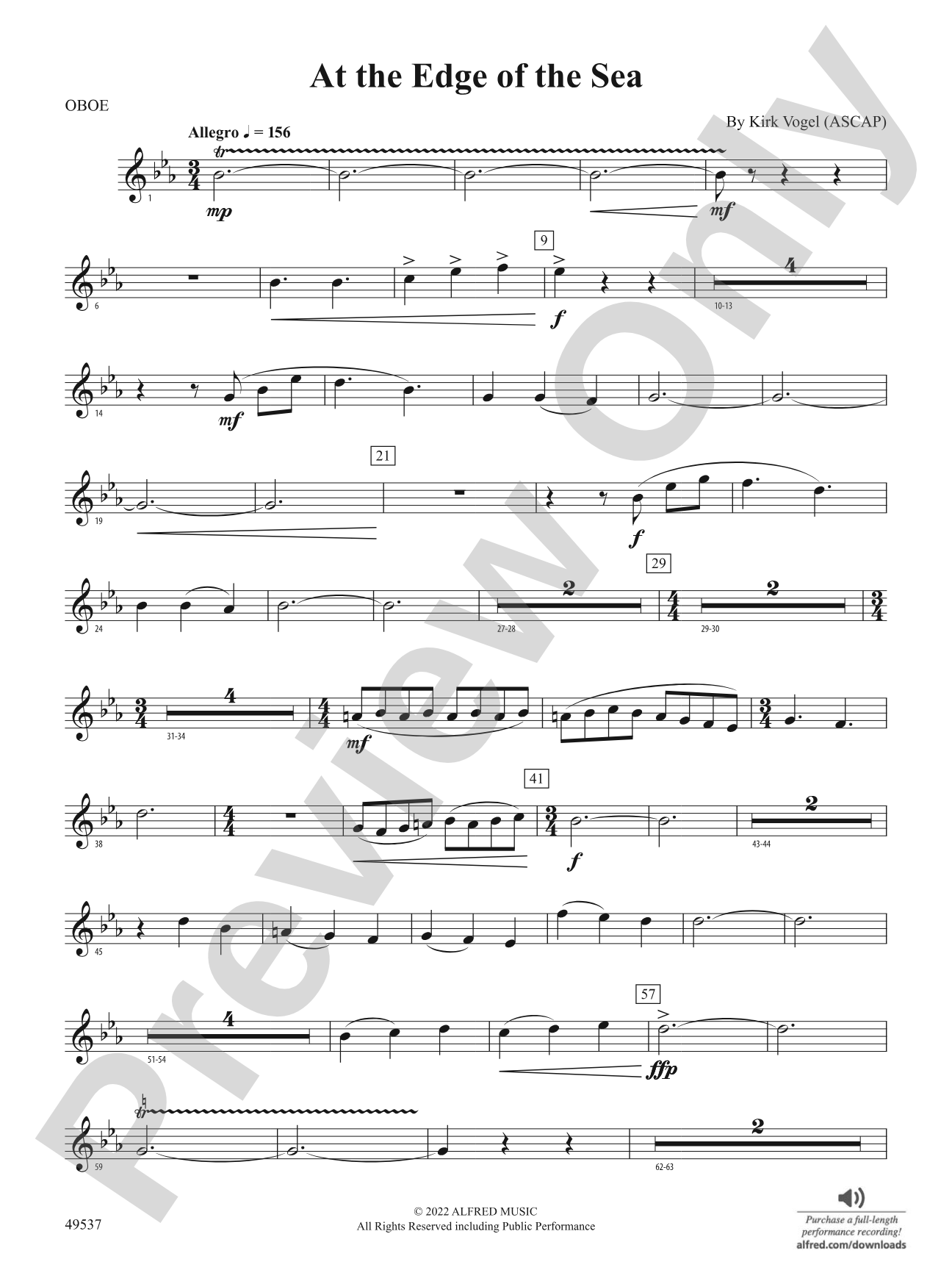 At the Edge of the Sea: Oboe