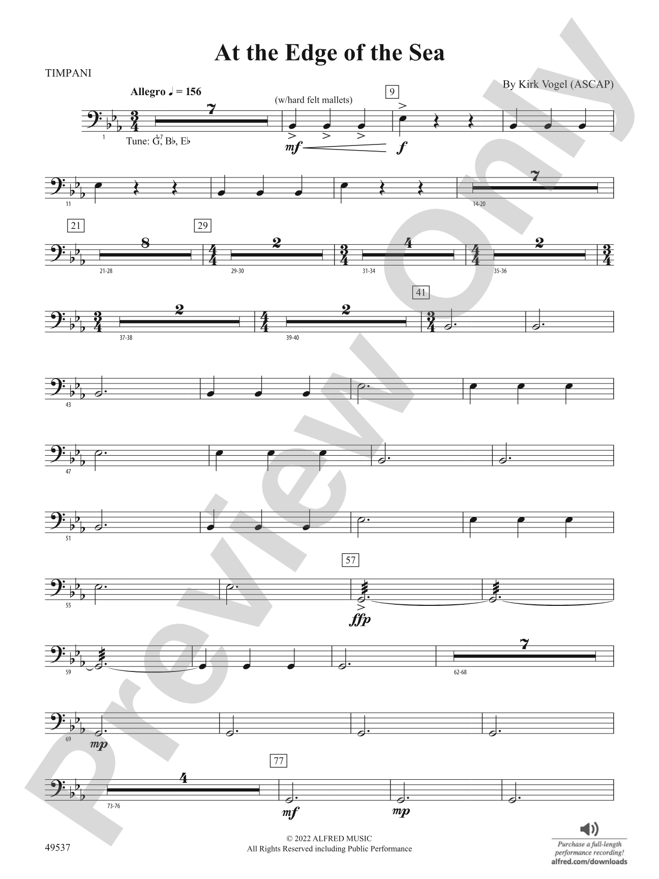 At the Edge of the Sea: Timpani
