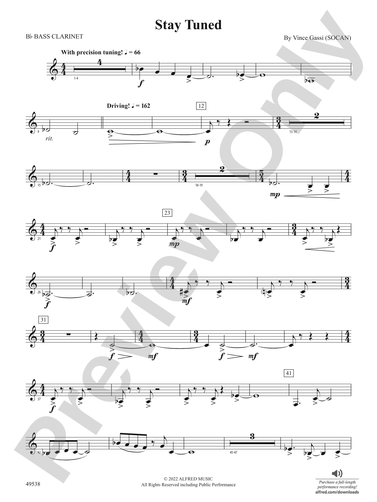 Stay Tuned: B-flat Bass Clarinet
