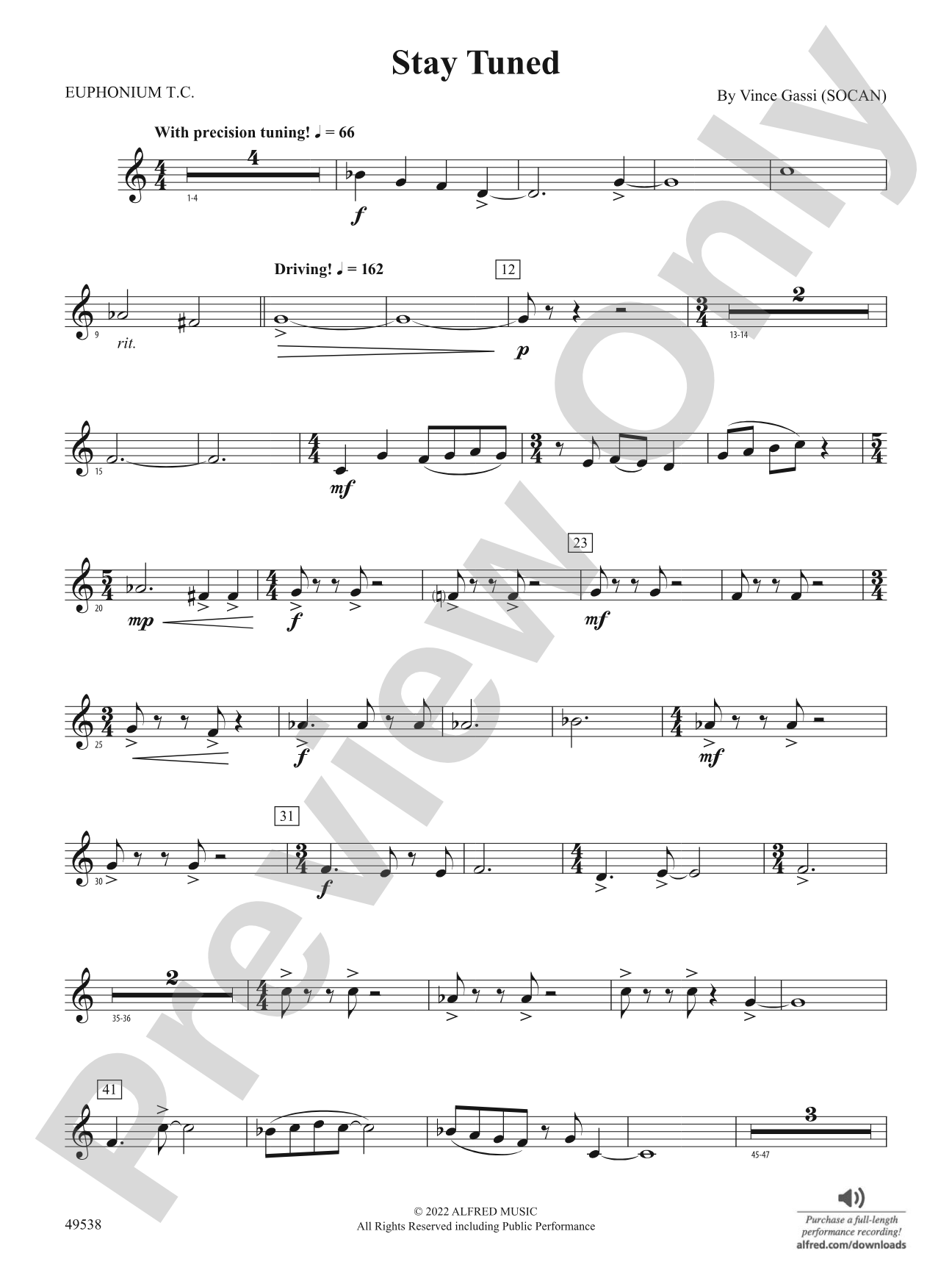 Stay Tuned: Baritone T.C.