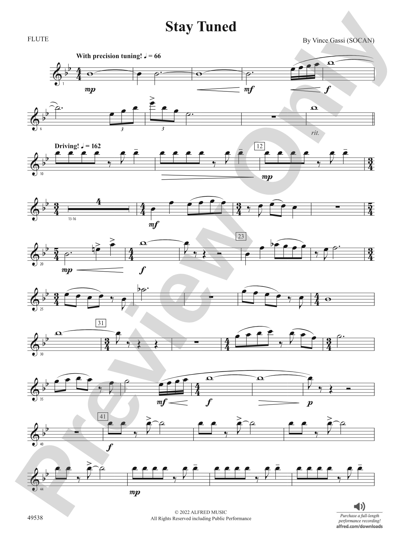 Stay Tuned: Flute