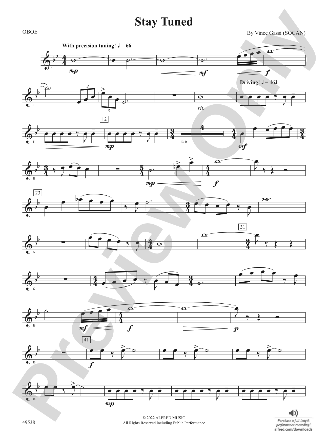 Stay Tuned: Oboe