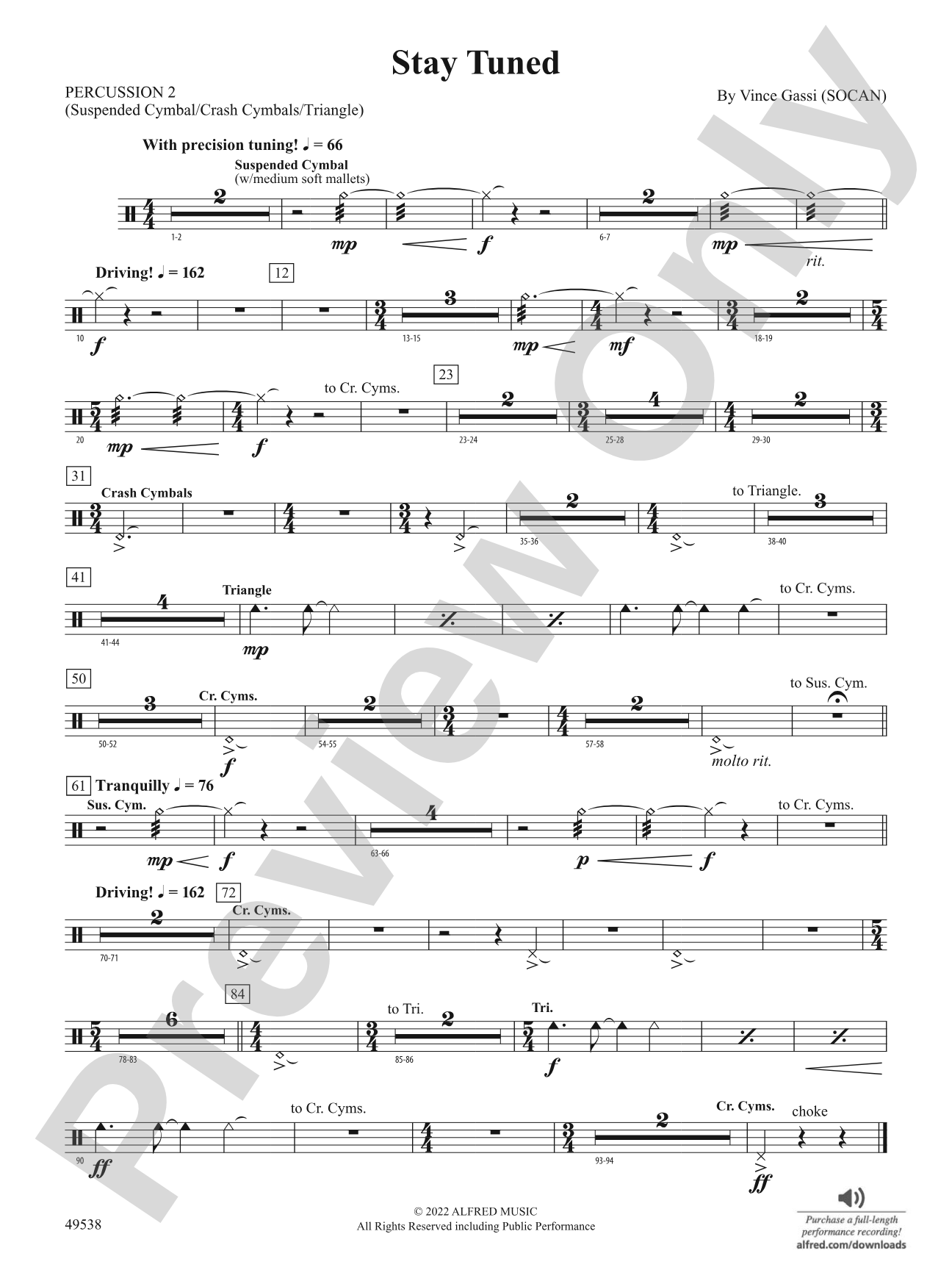 Stay Tuned: 2nd Percussion