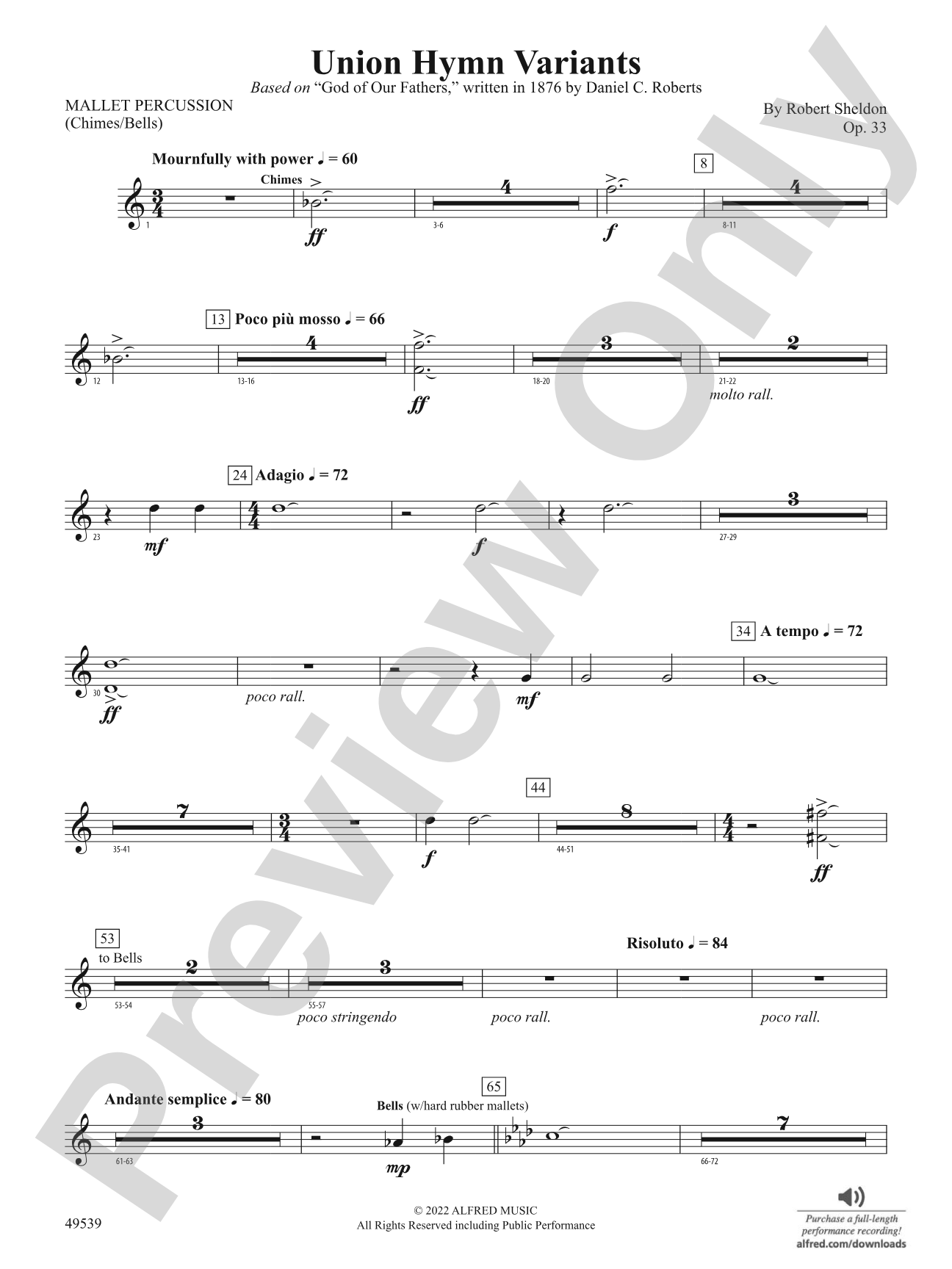 Union Hymn Variants: Mallets