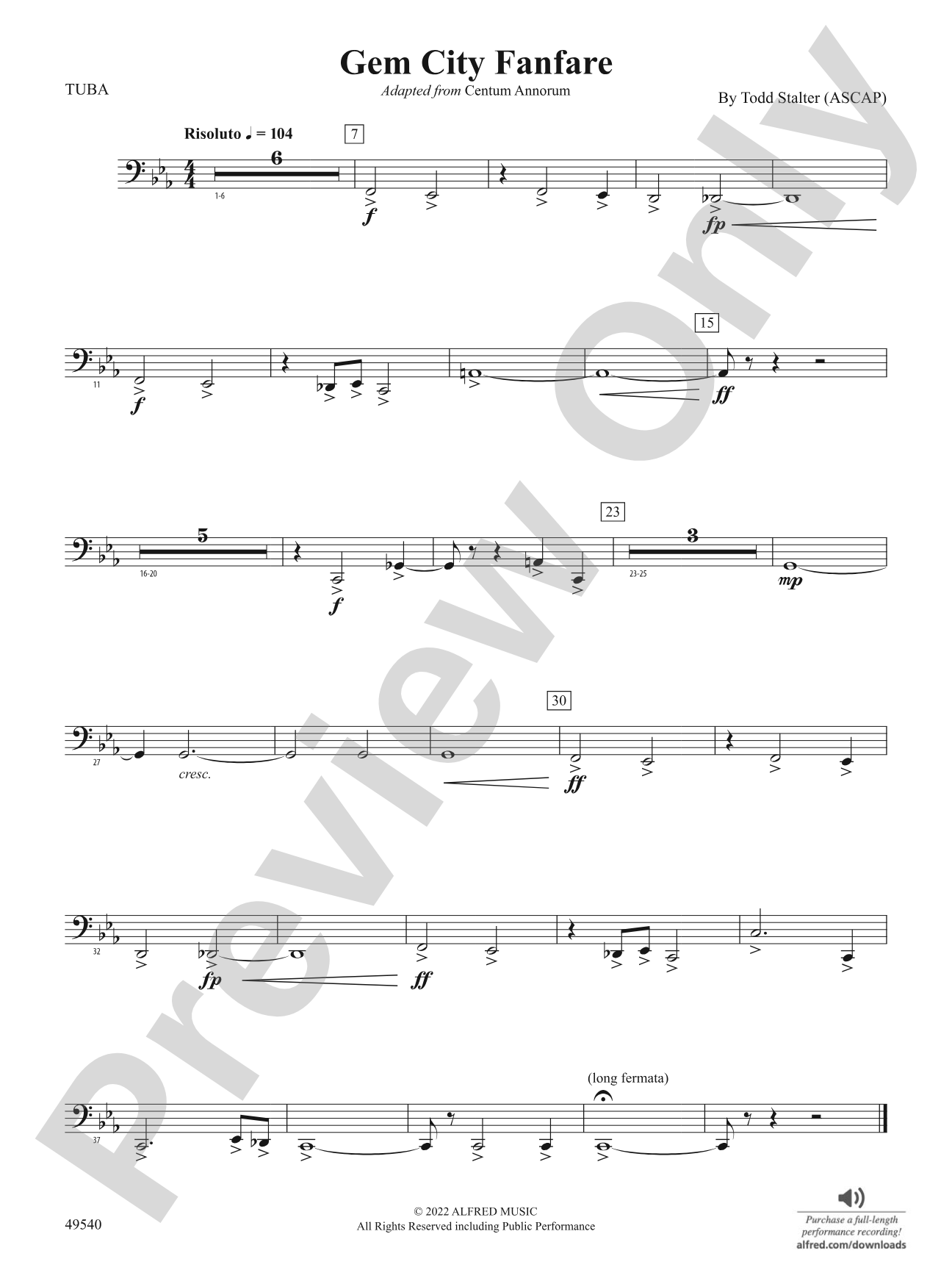 Gem City Fanfare: Tuba
