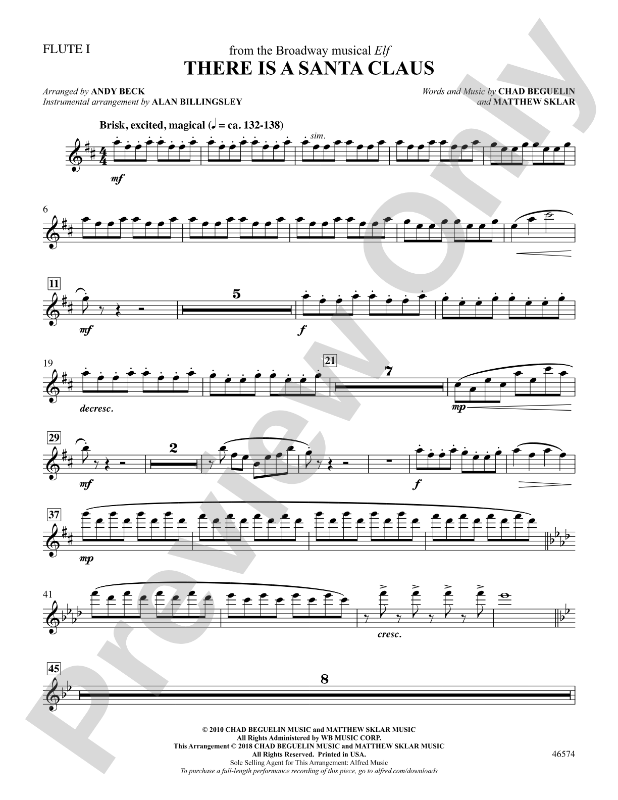 There Is a Santa Claus: Flute