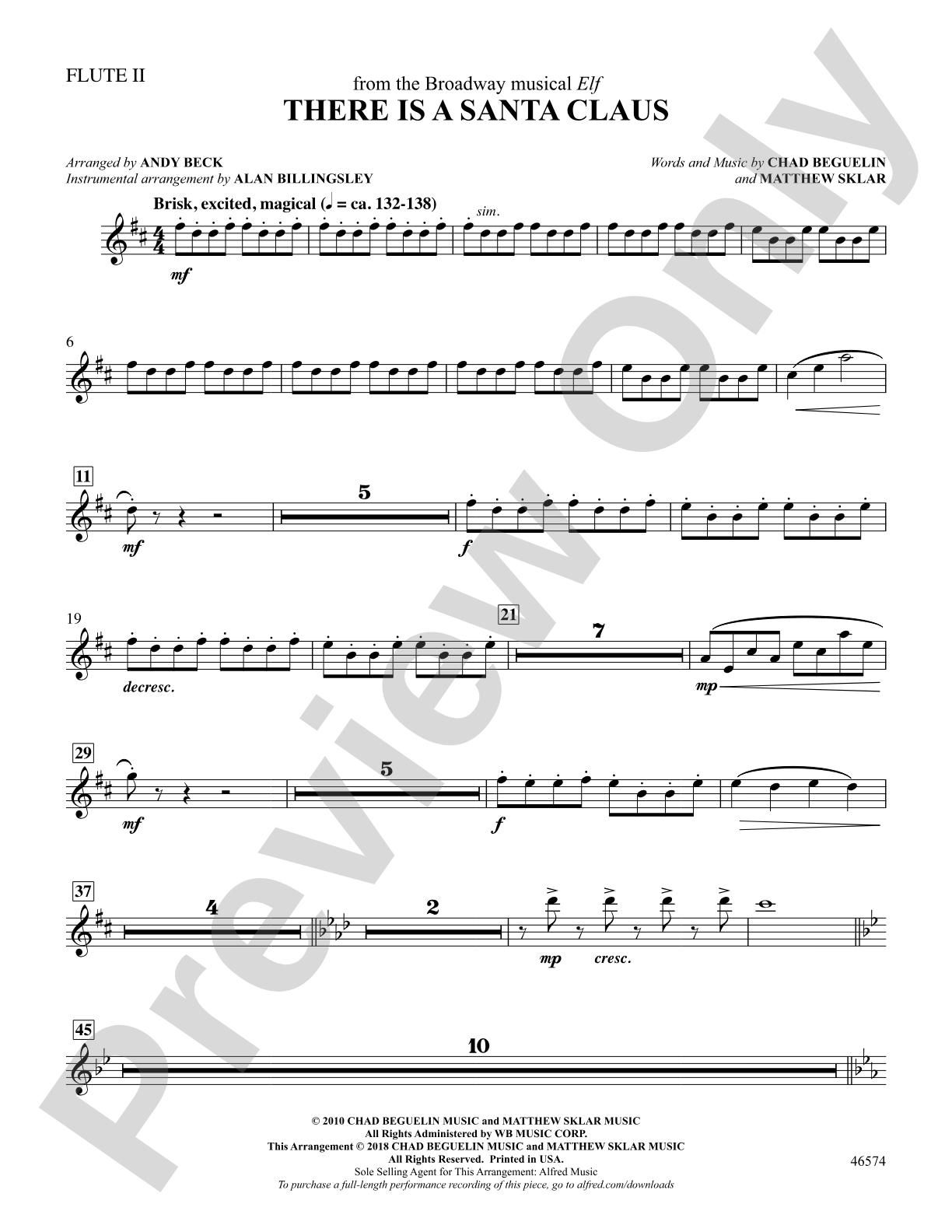 There Is a Santa Claus: 2nd Flute