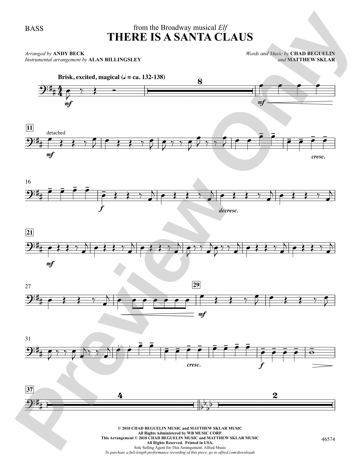 There Is a Santa Claus: String Bass