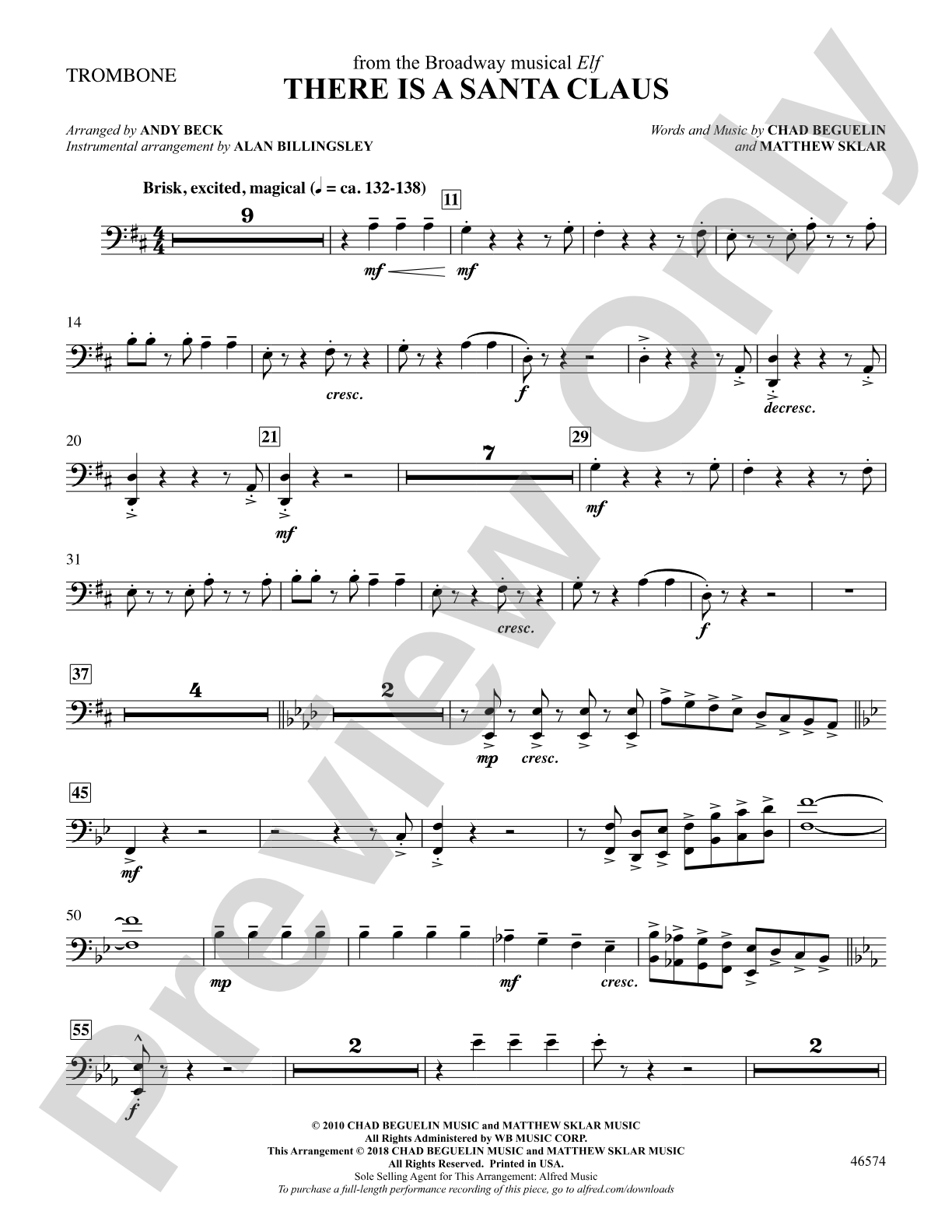There Is a Santa Claus: 1st Trombone