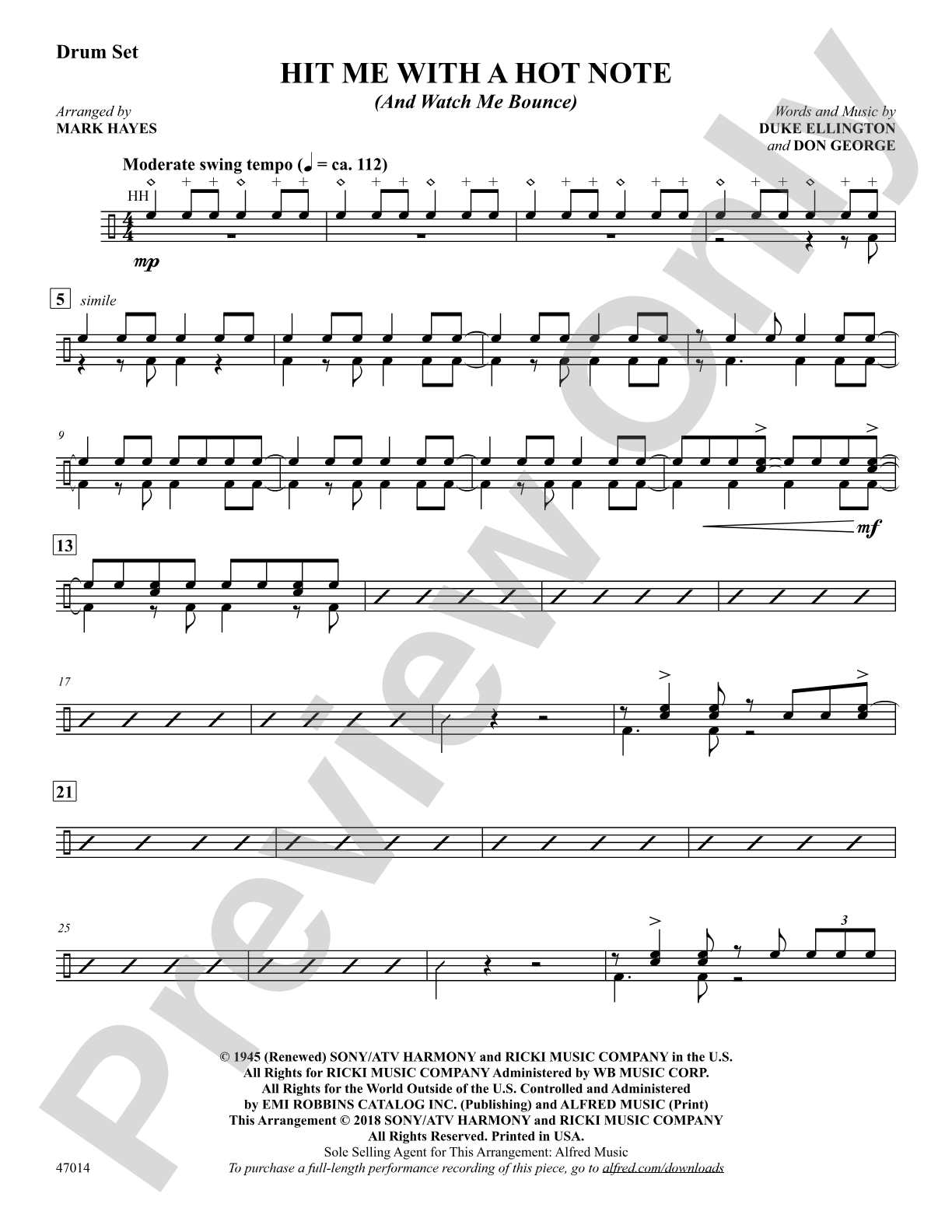 Hit Me with a Hot Note: Drums