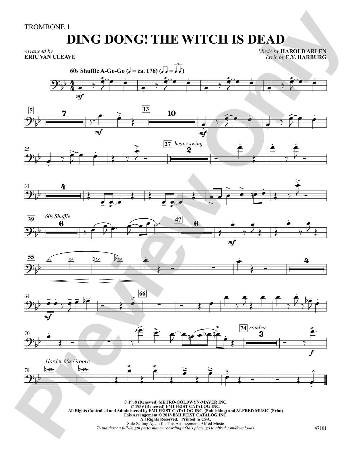 Ding-Dong! The Witch Is Dead: 1st Trombone