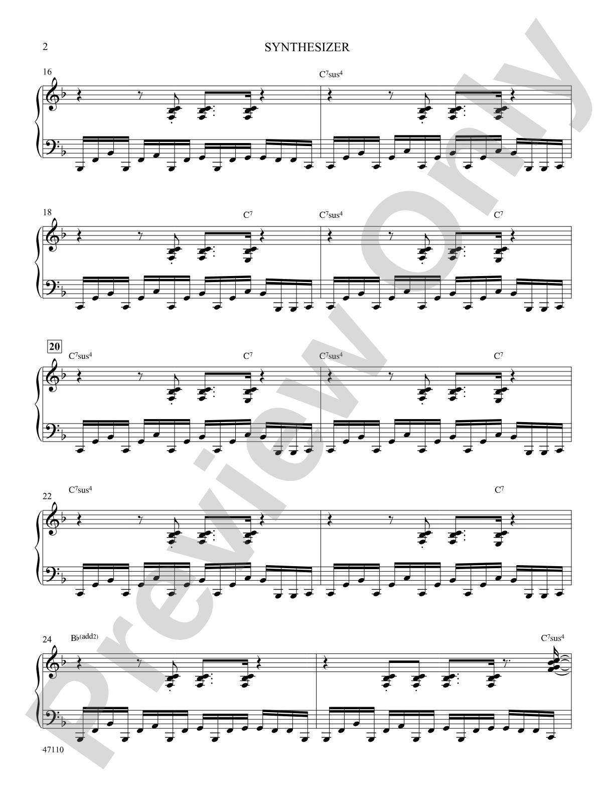 Kyrie: Synthesizer