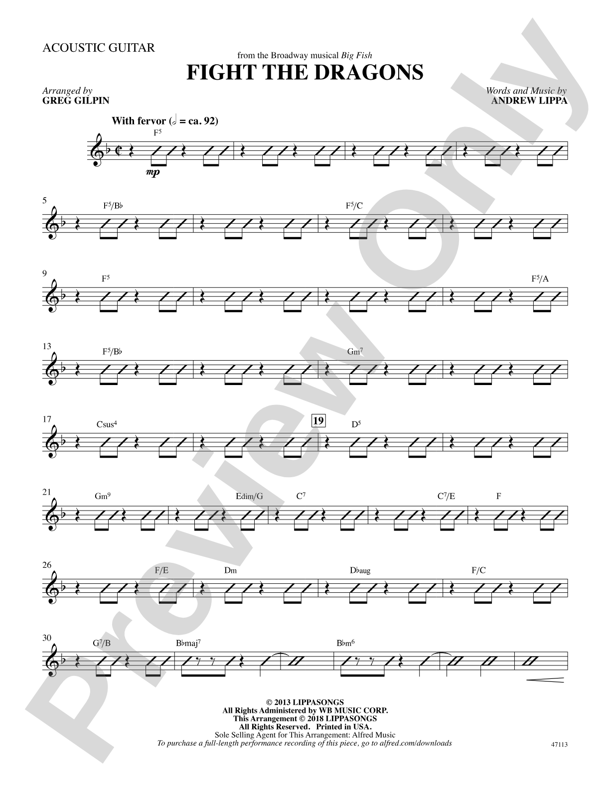 Fight the Dragons: Choral SoundPax