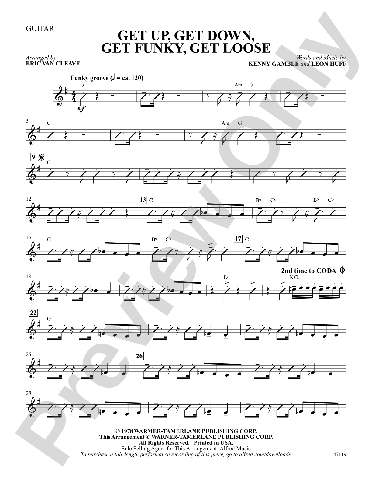Get Up, Get Down, Get Funky, Get Loose: Guitar