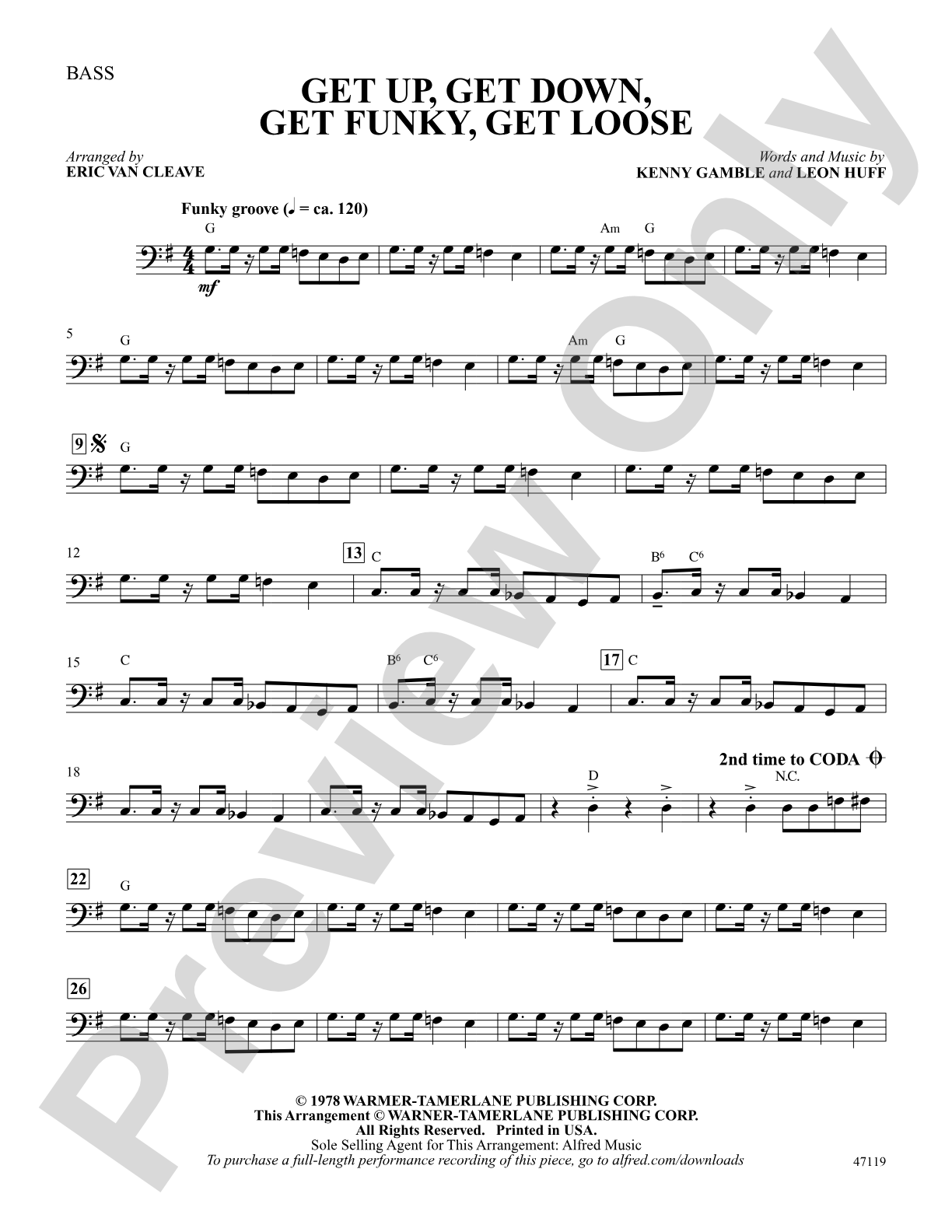 Get Up, Get Down, Get Funky, Get Loose: String Bass
