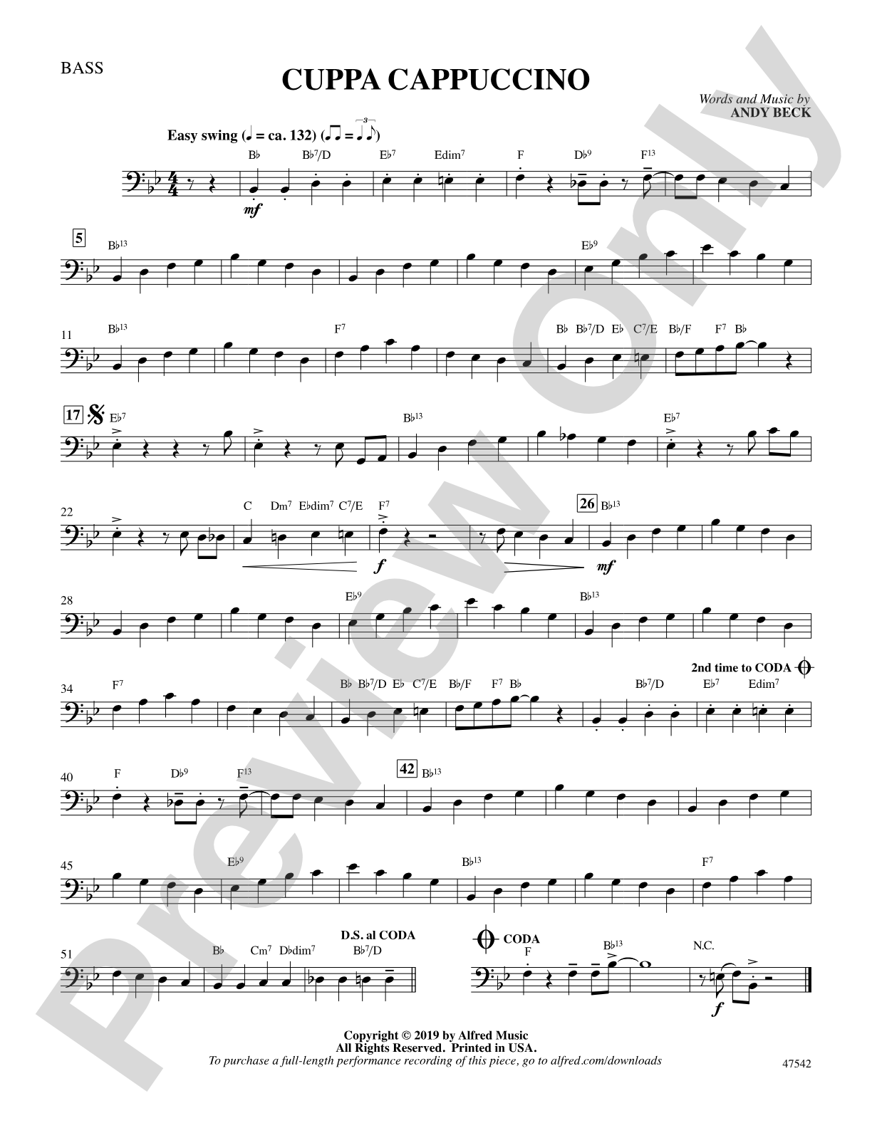 Cuppa Cappuccino: String Bass