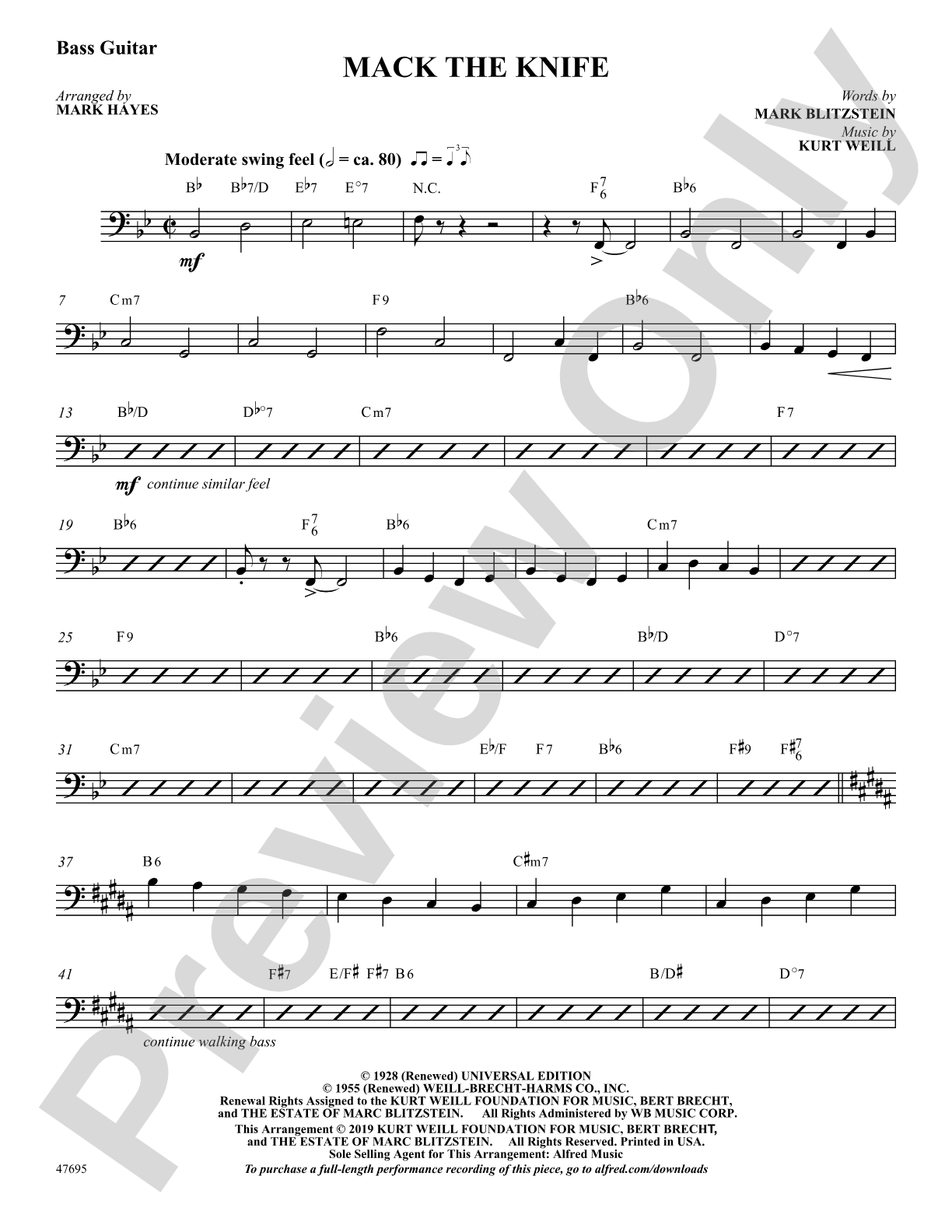 Mack the Knife: String Bass