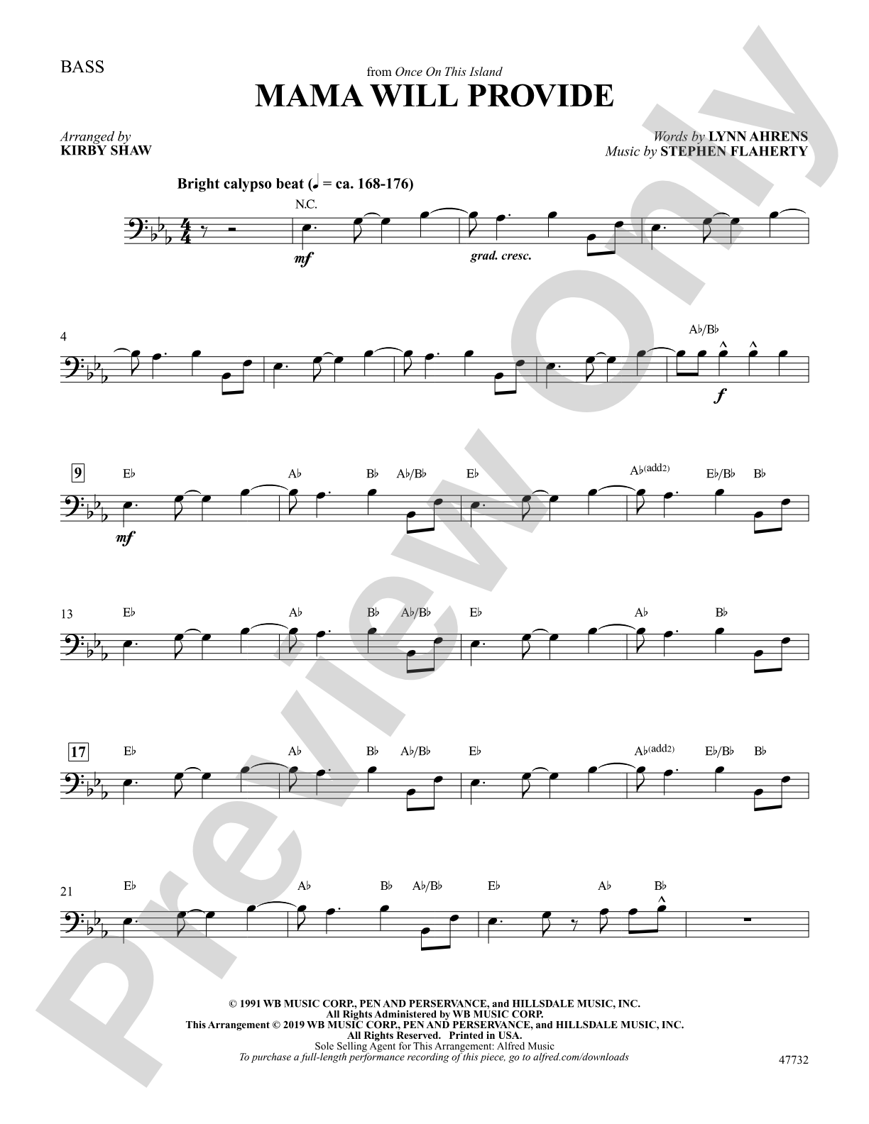 Mama Will Provide: String Bass