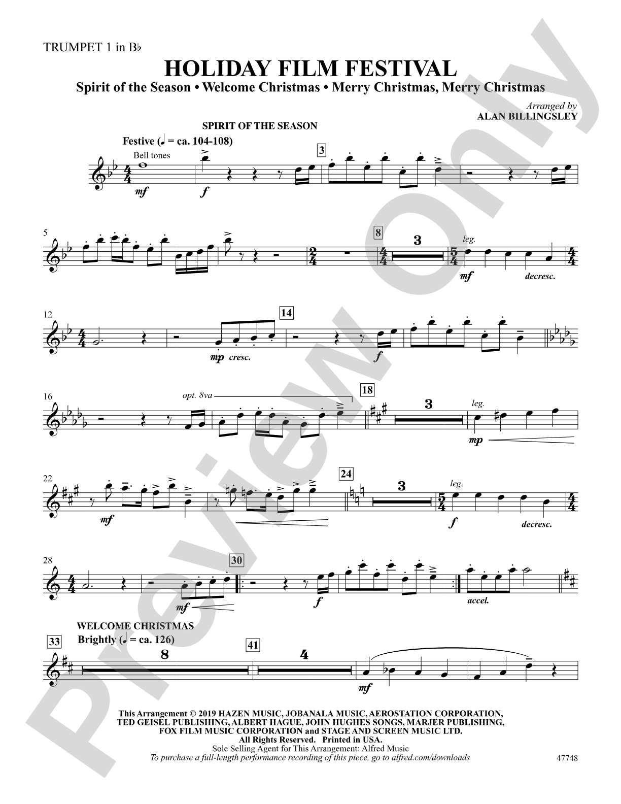 Holiday Film Festival: 1st B-flat Trumpet