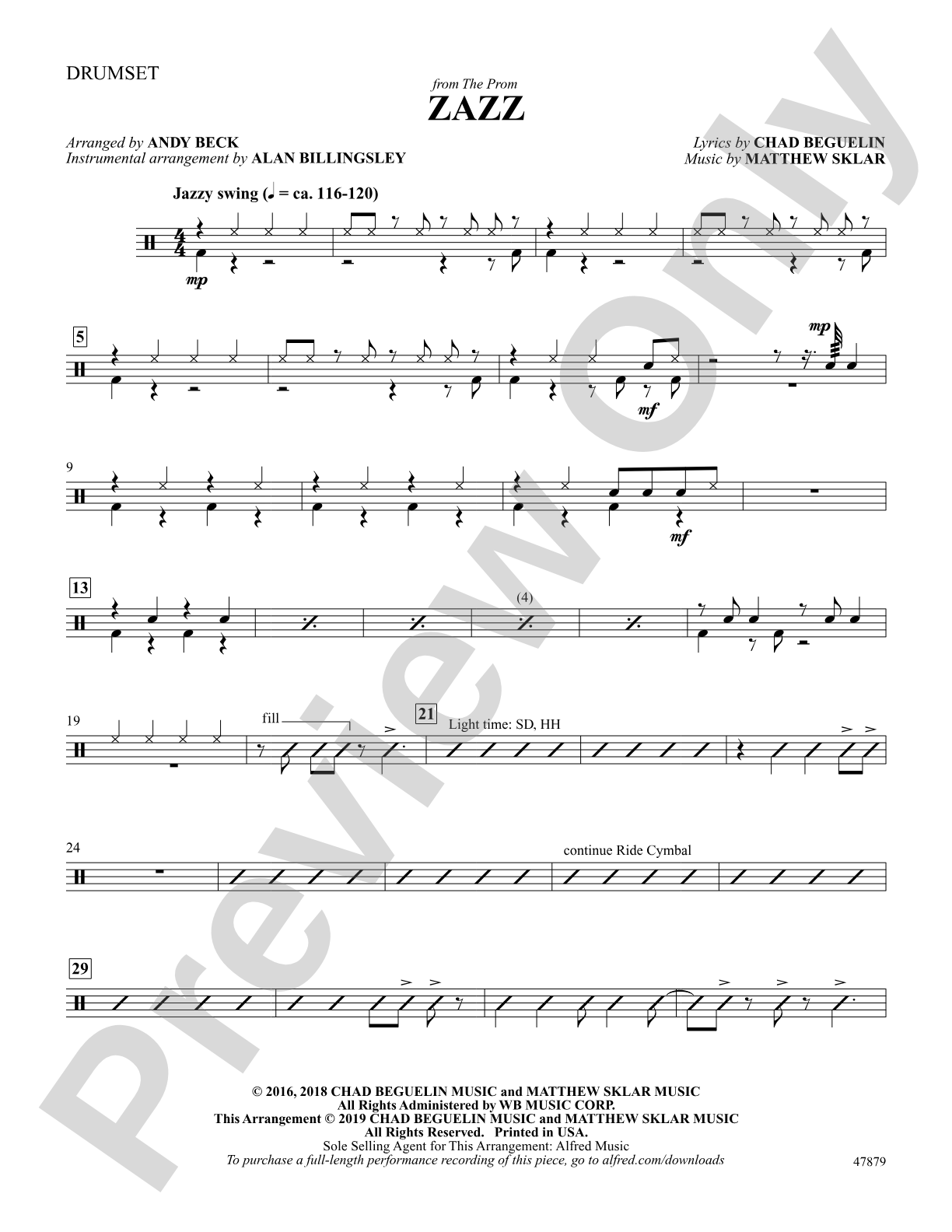Zazz: Drums