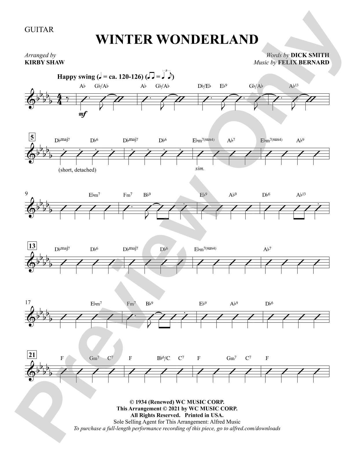 Winter Wonderland: Guitar