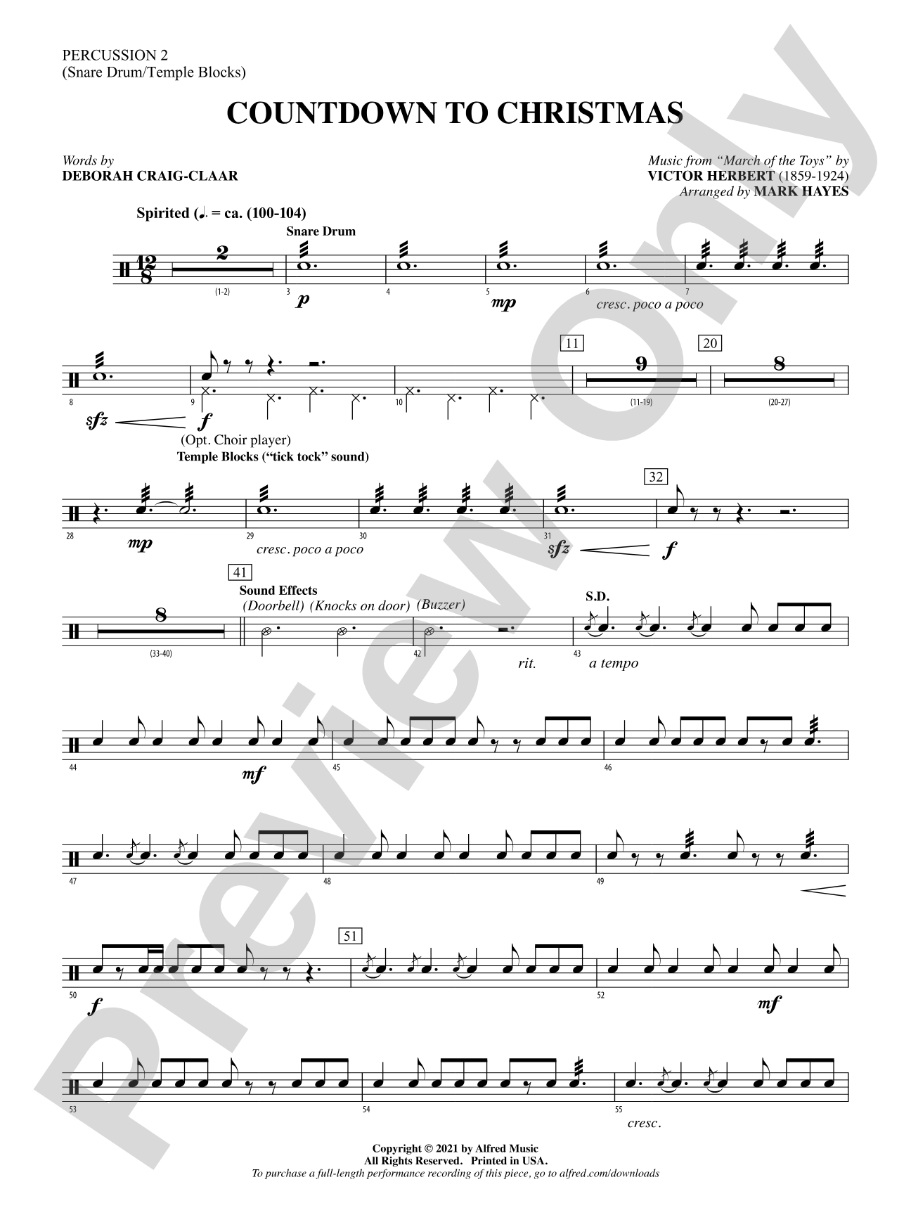 Countdown to Christmas: 2nd Percussion