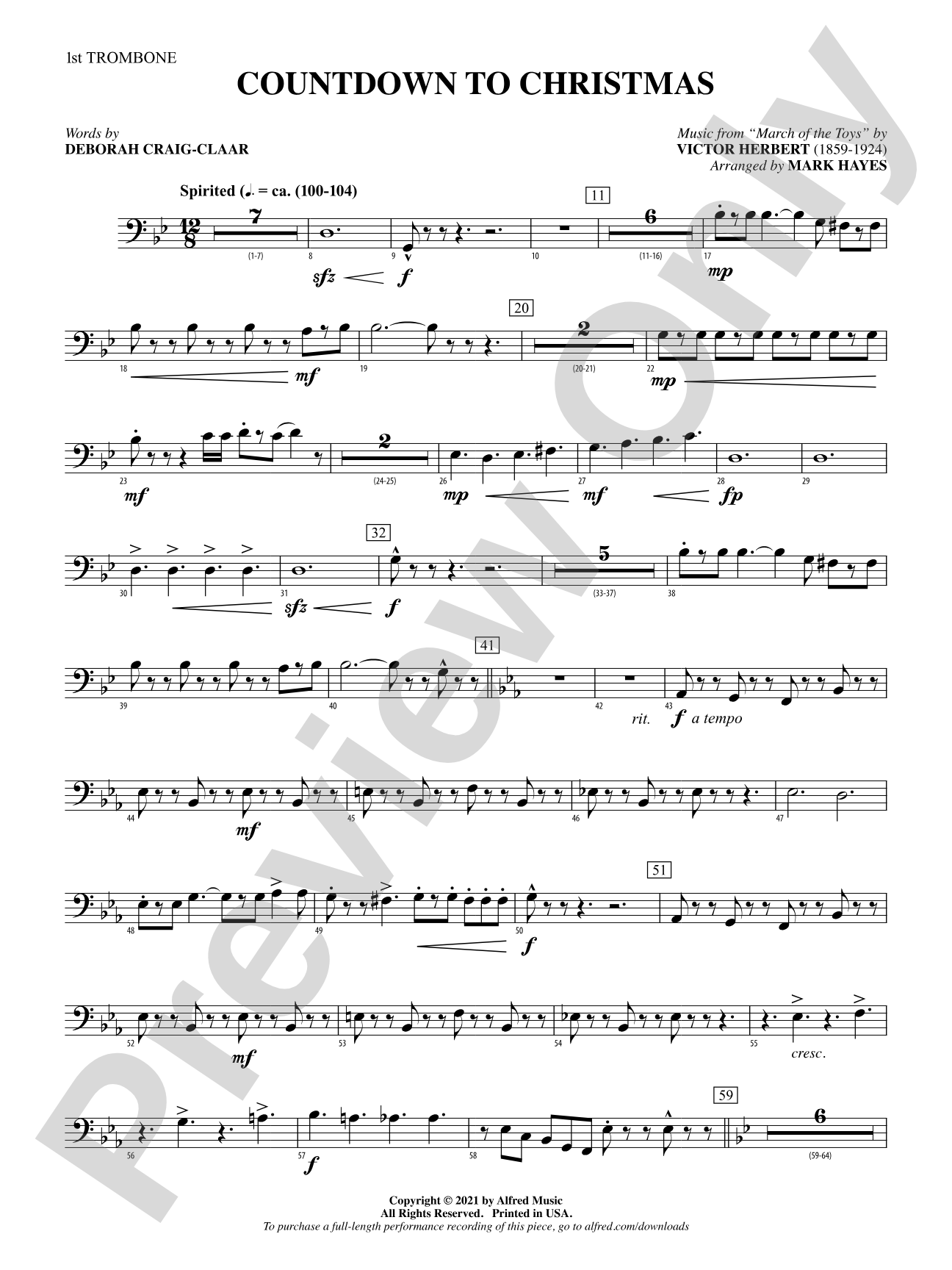 Countdown to Christmas: 1st Trombone