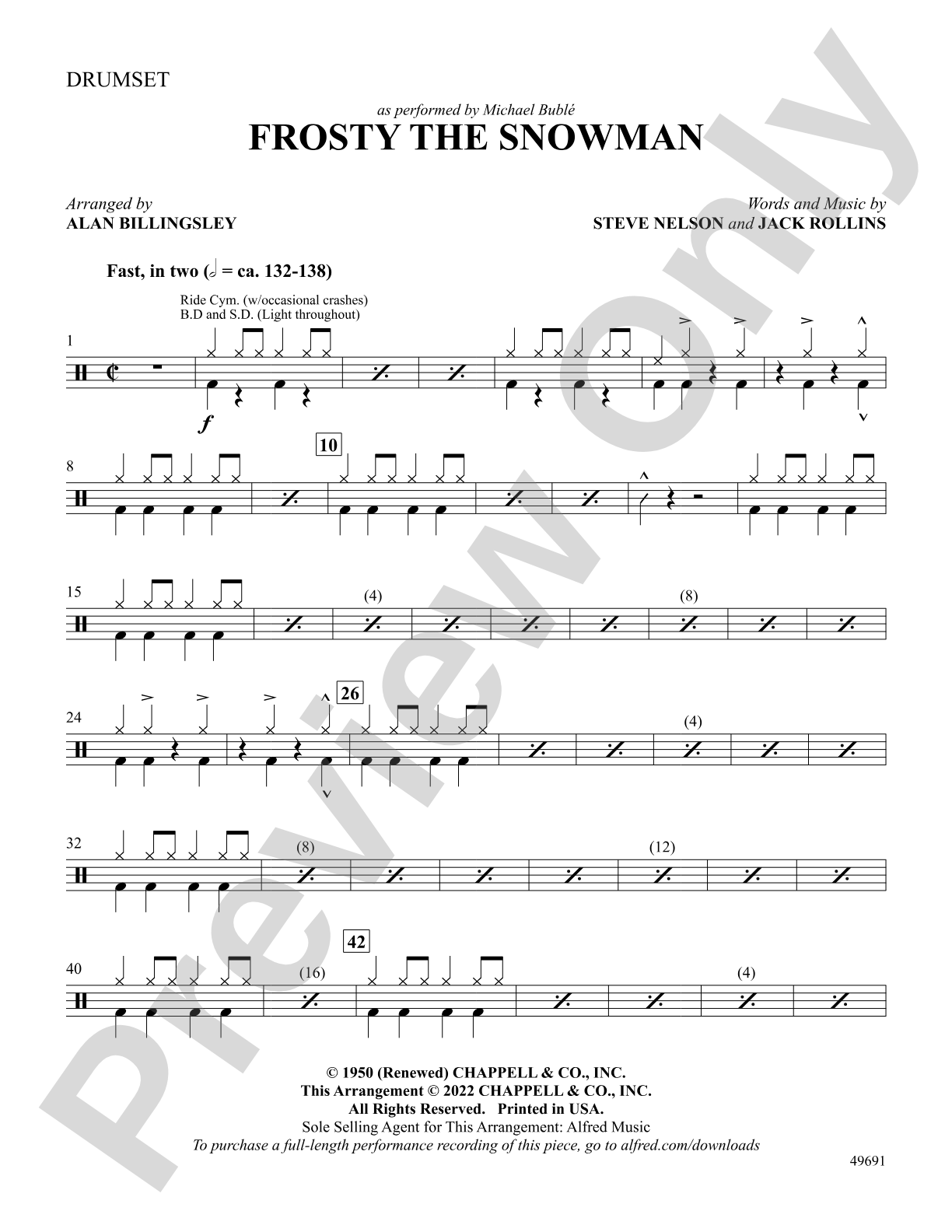 Frosty the Snowman: Drums