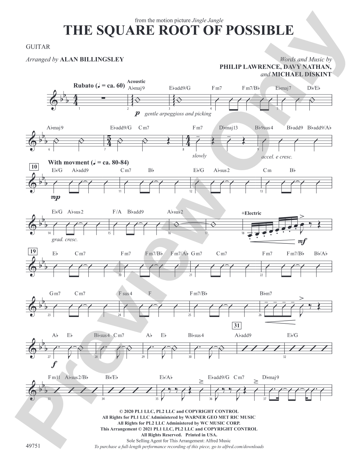 The Square Root of Possible: Guitar