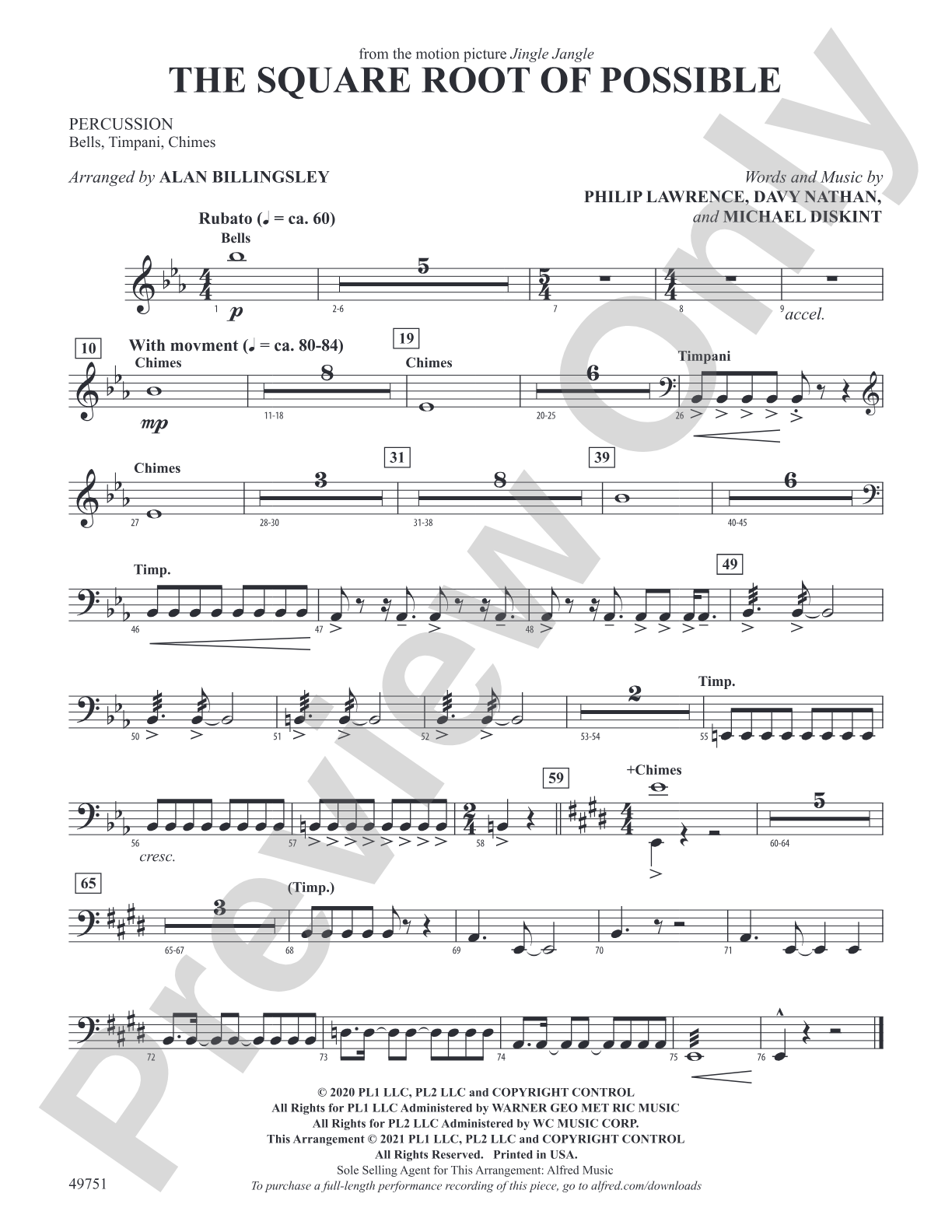 The Square Root of Possible: 1st Percussion
