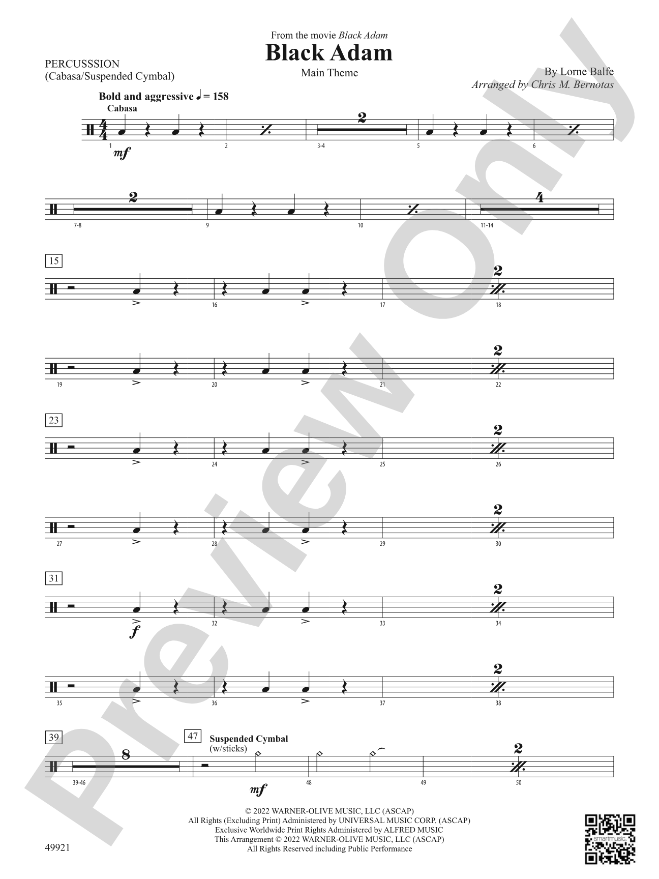 Black Adam: 1st Percussion