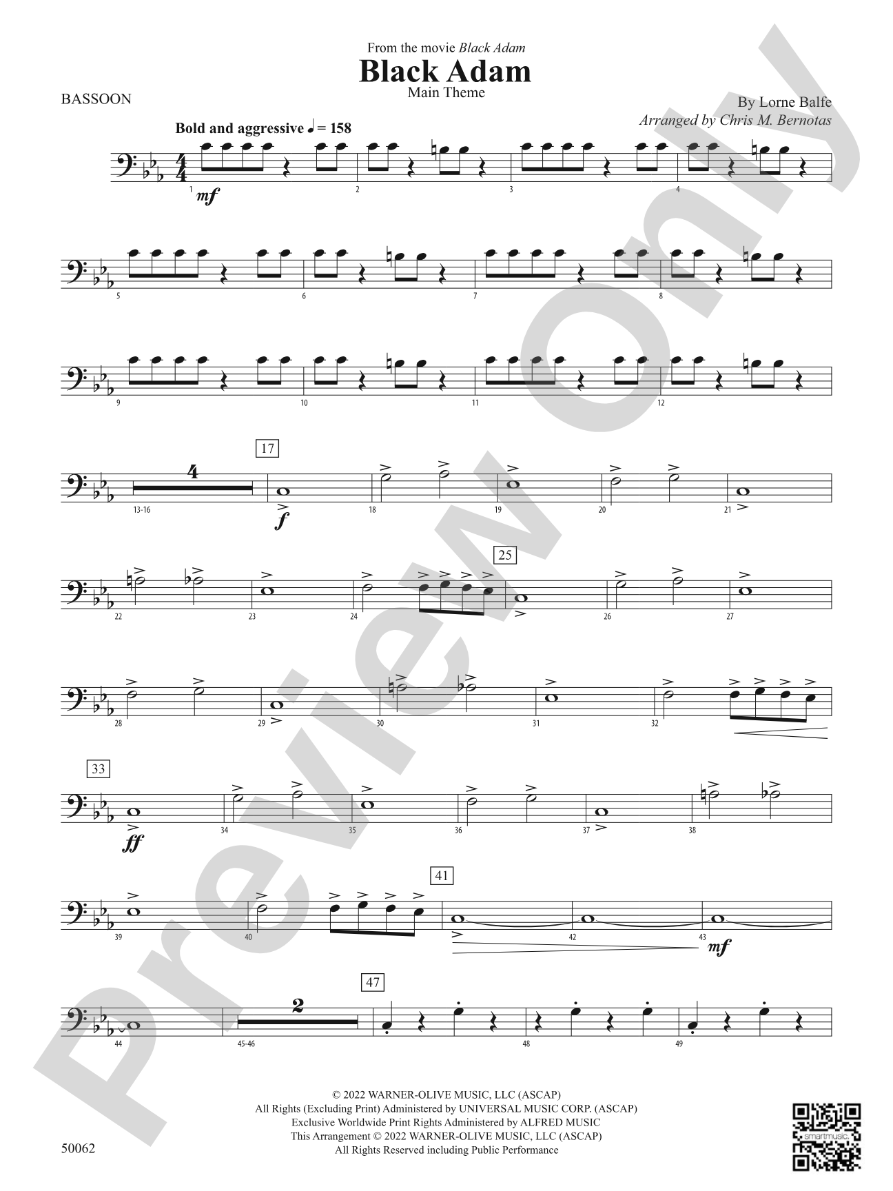Black Adam: Bassoon