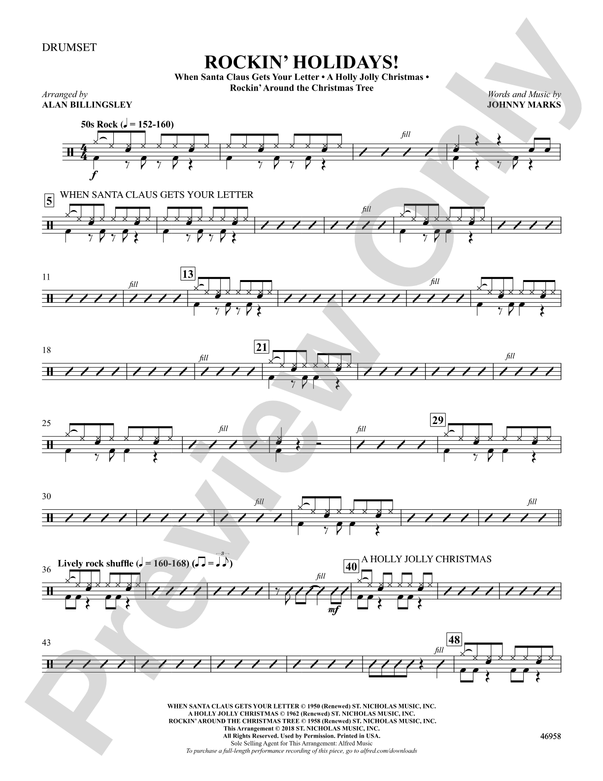 Rockin' Holidays!: Drums