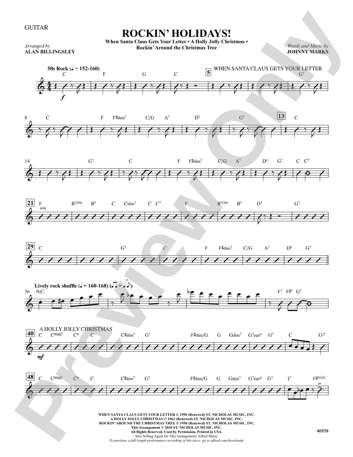 Rockin' Holidays!: Guitar