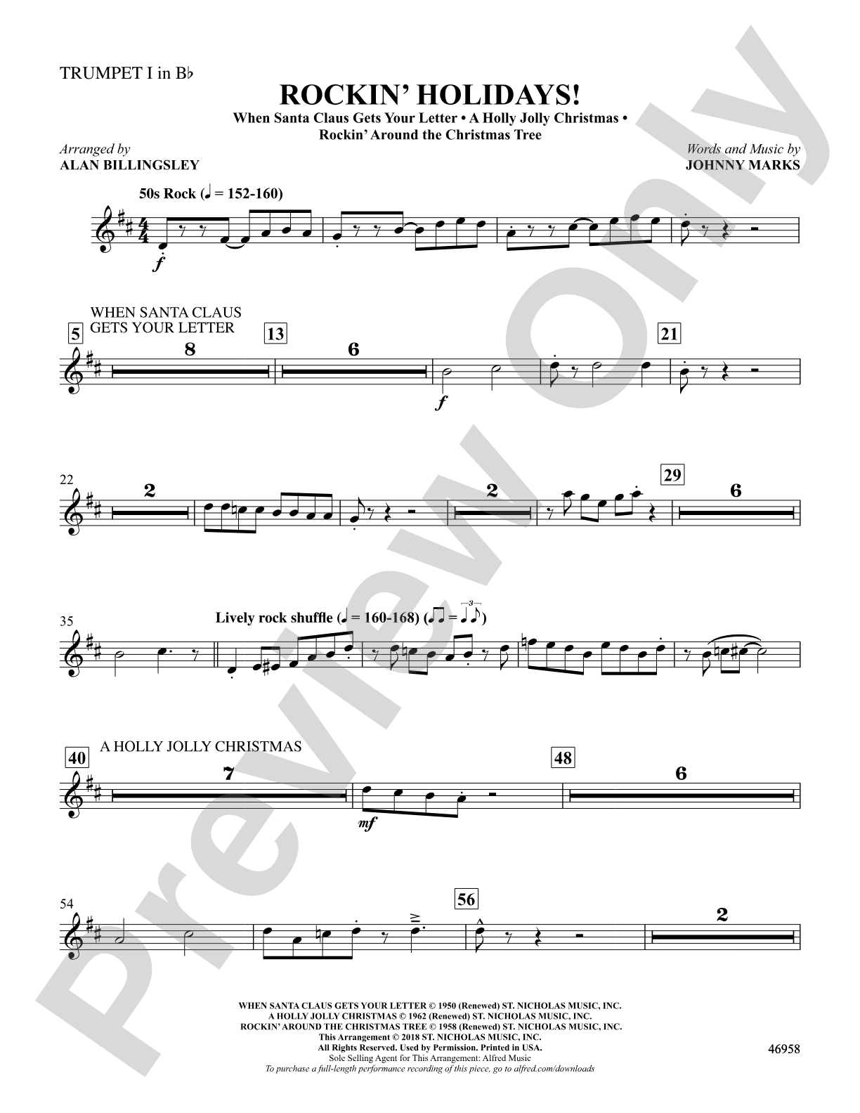 Rockin' Holidays!: 1st B-flat Trumpet