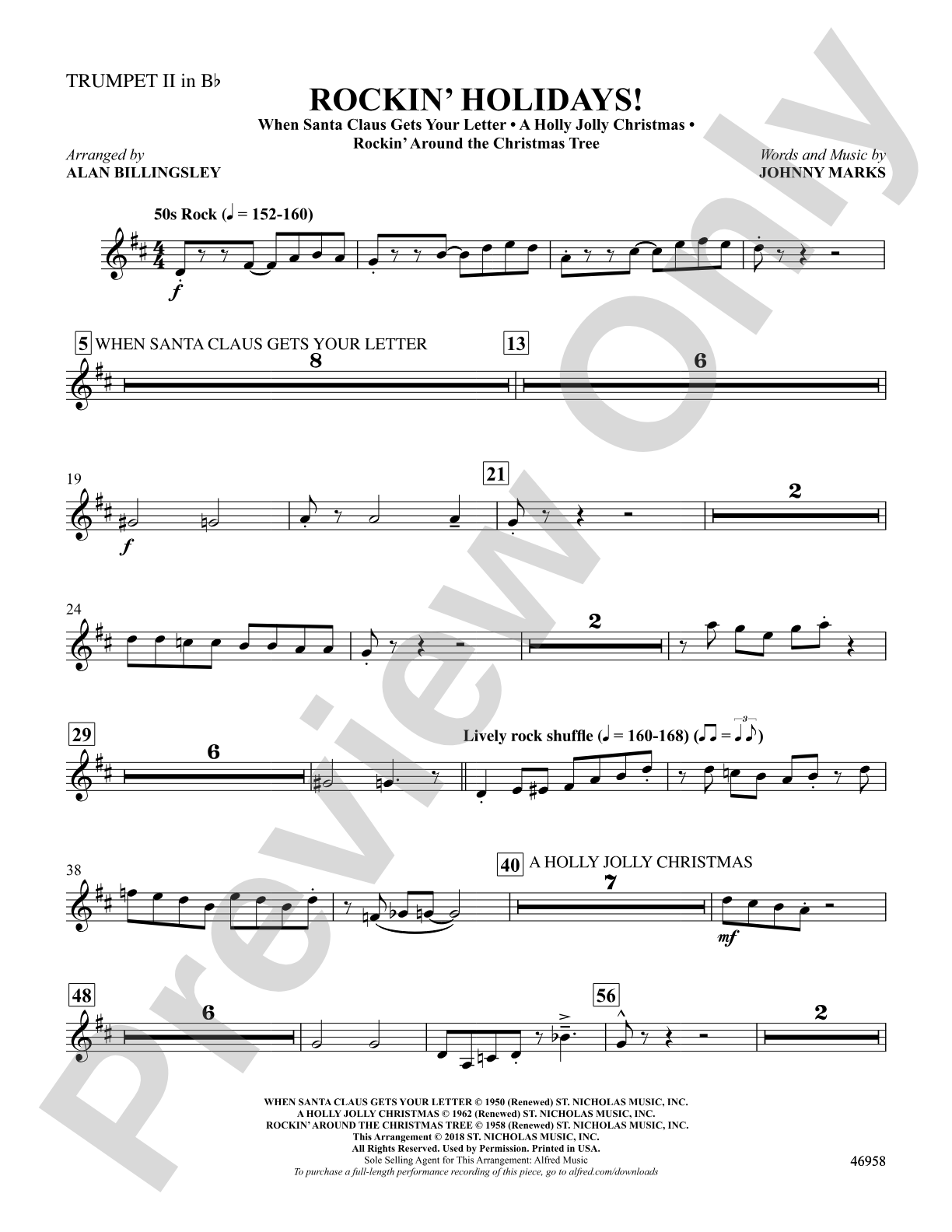 Rockin' Holidays!: 2nd B-flat Trumpet