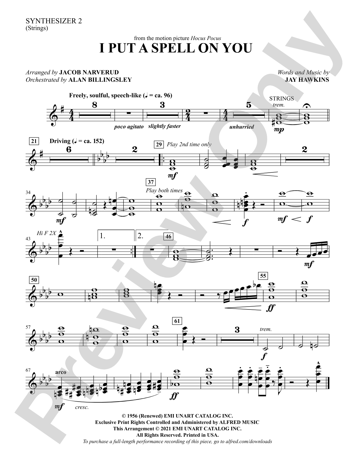 I Put a Spell on You: 2nd Synthesizer