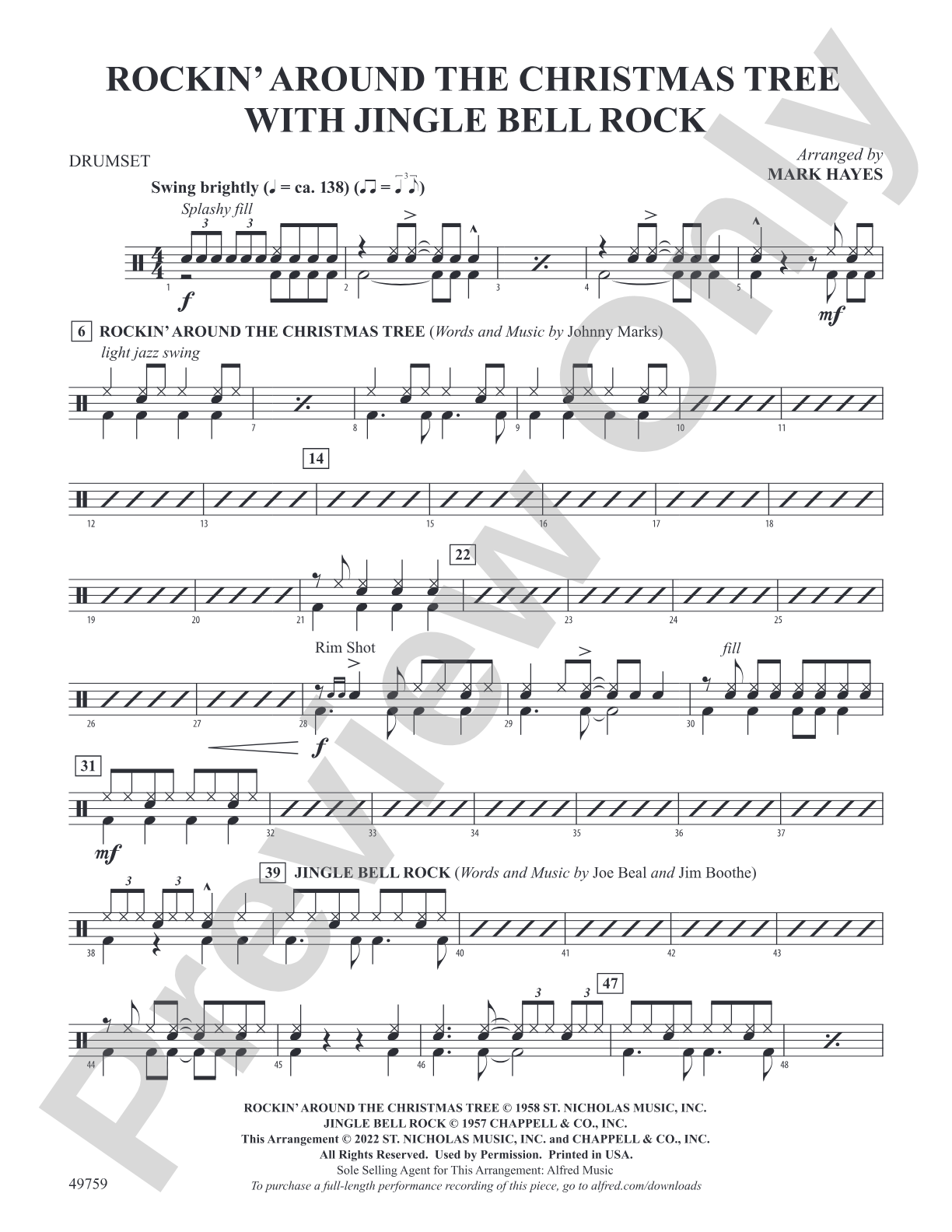 Rockin' Around the Christmas Tree with Jingle Bell Rock: Drums