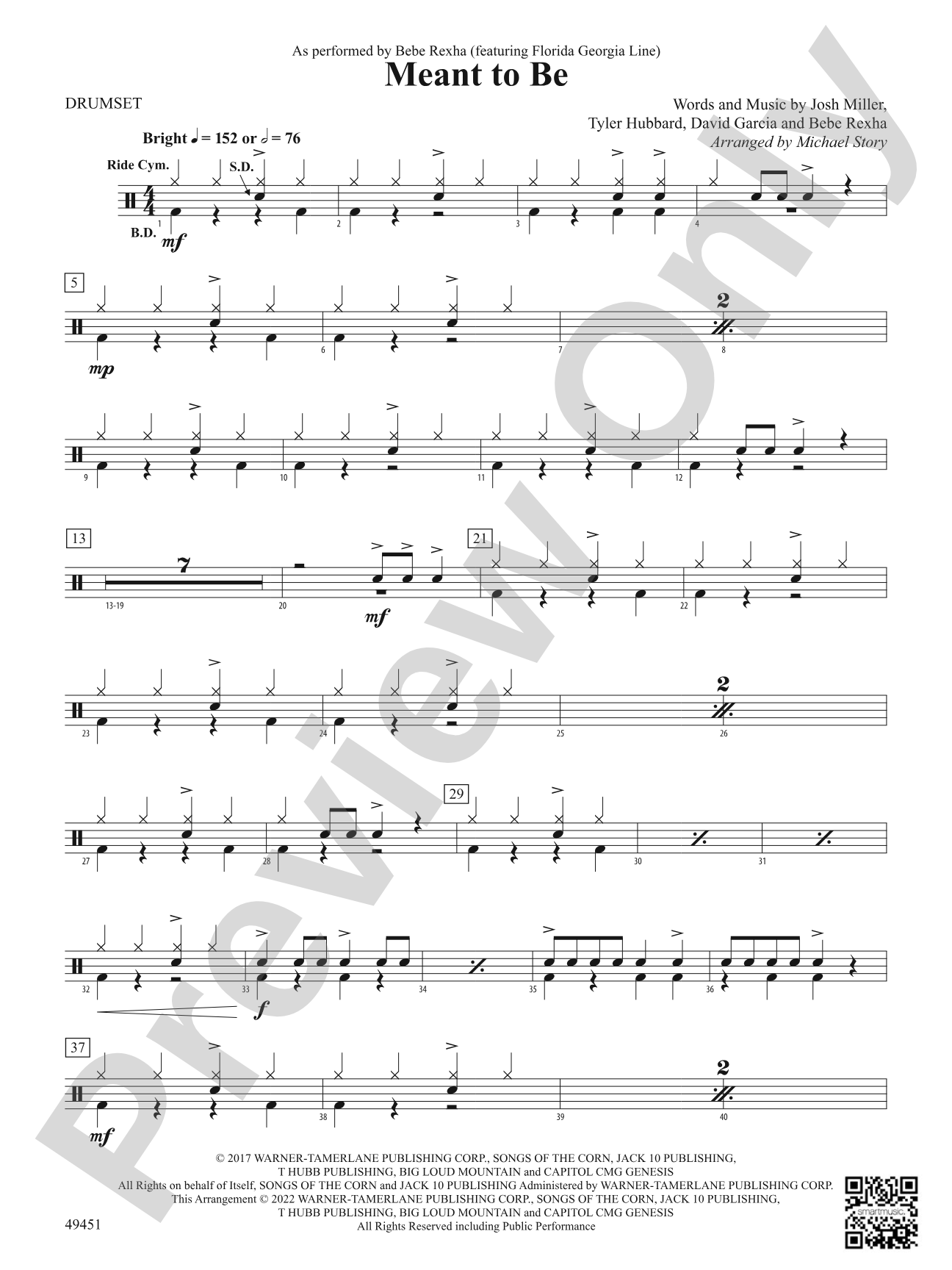Meant To Be: Drums