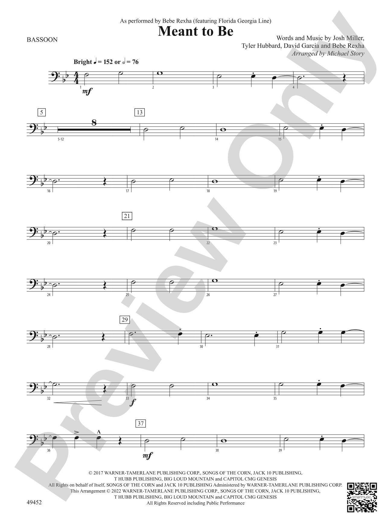 Meant To Be: Bassoon